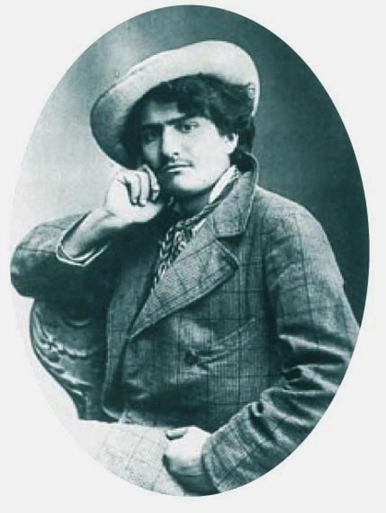 Porträt von Giovanni Segantini (1858–1899) – Gedenkseite