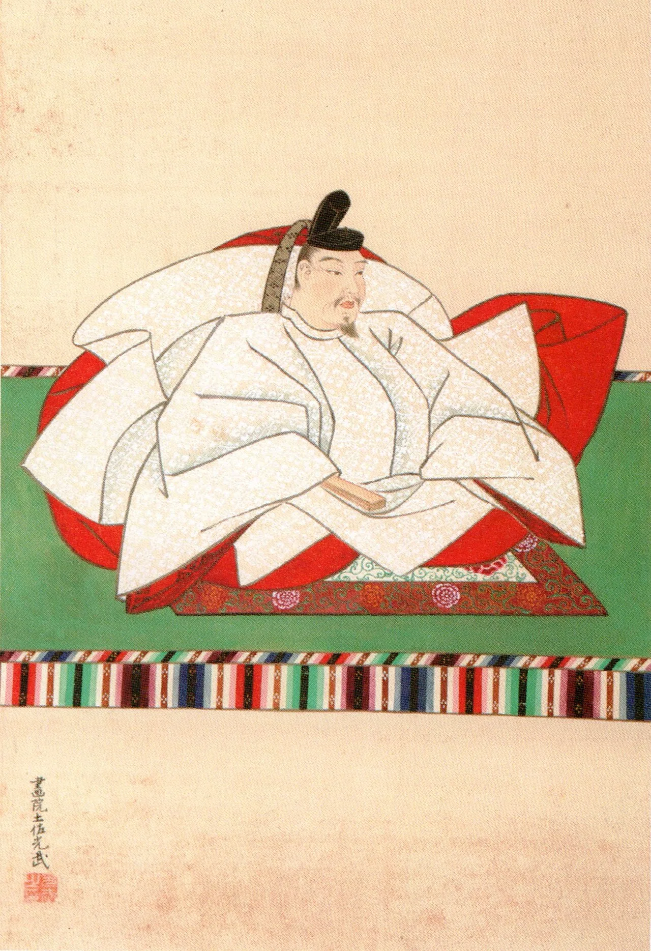 Porträt von Go-Tsuchimikado (1442–1500) – Gedenkseite