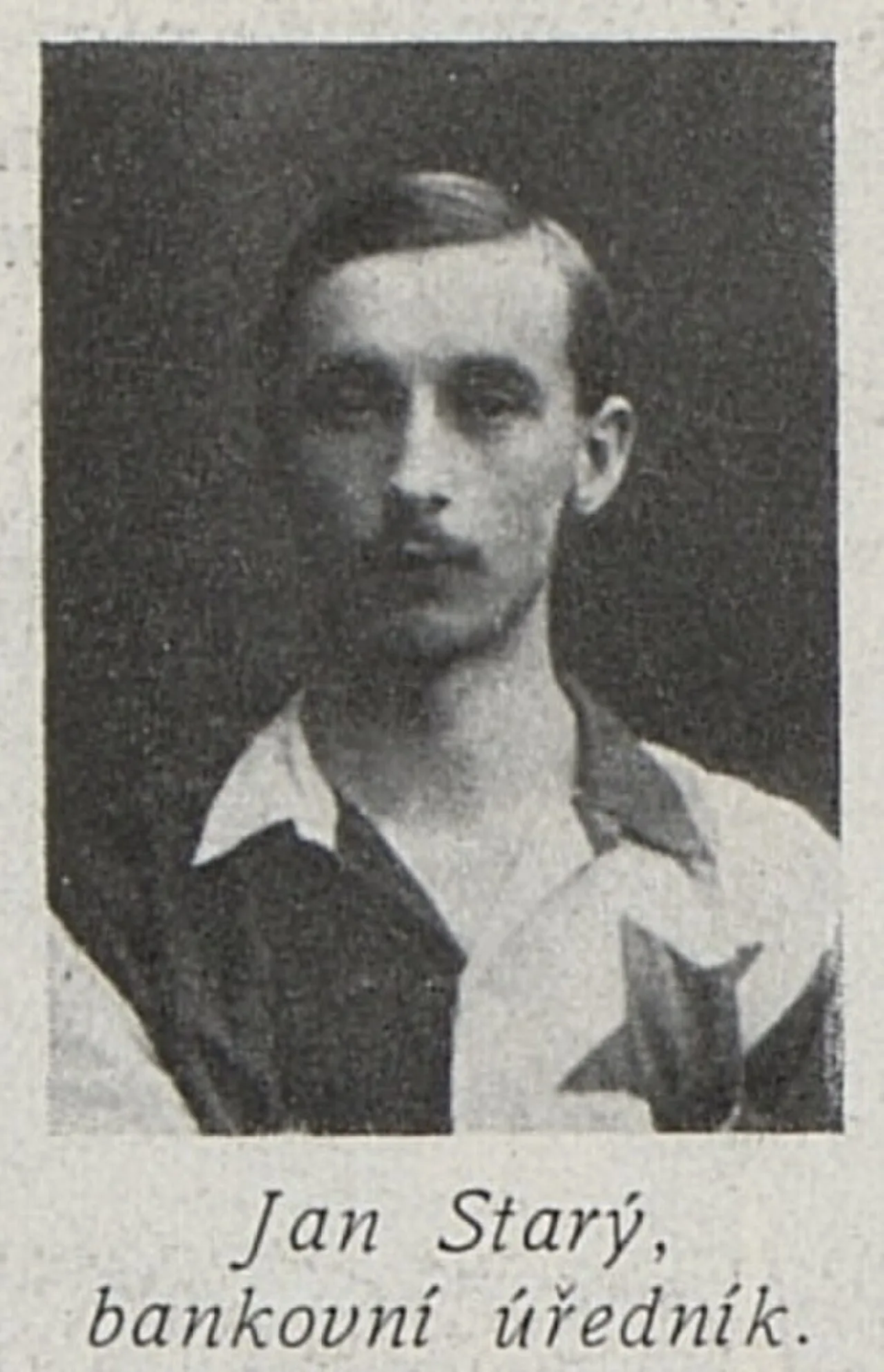 Portrait of Jan Starý (1884–1959) – memorial page