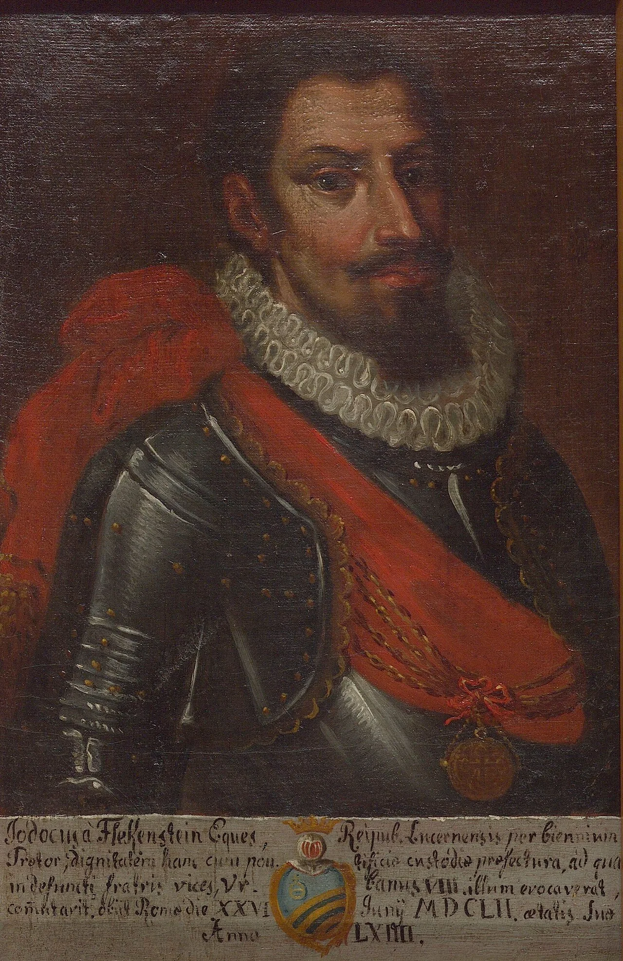 Porträt von Jost Fleckenstein (1588–1652) – Gedenkseite