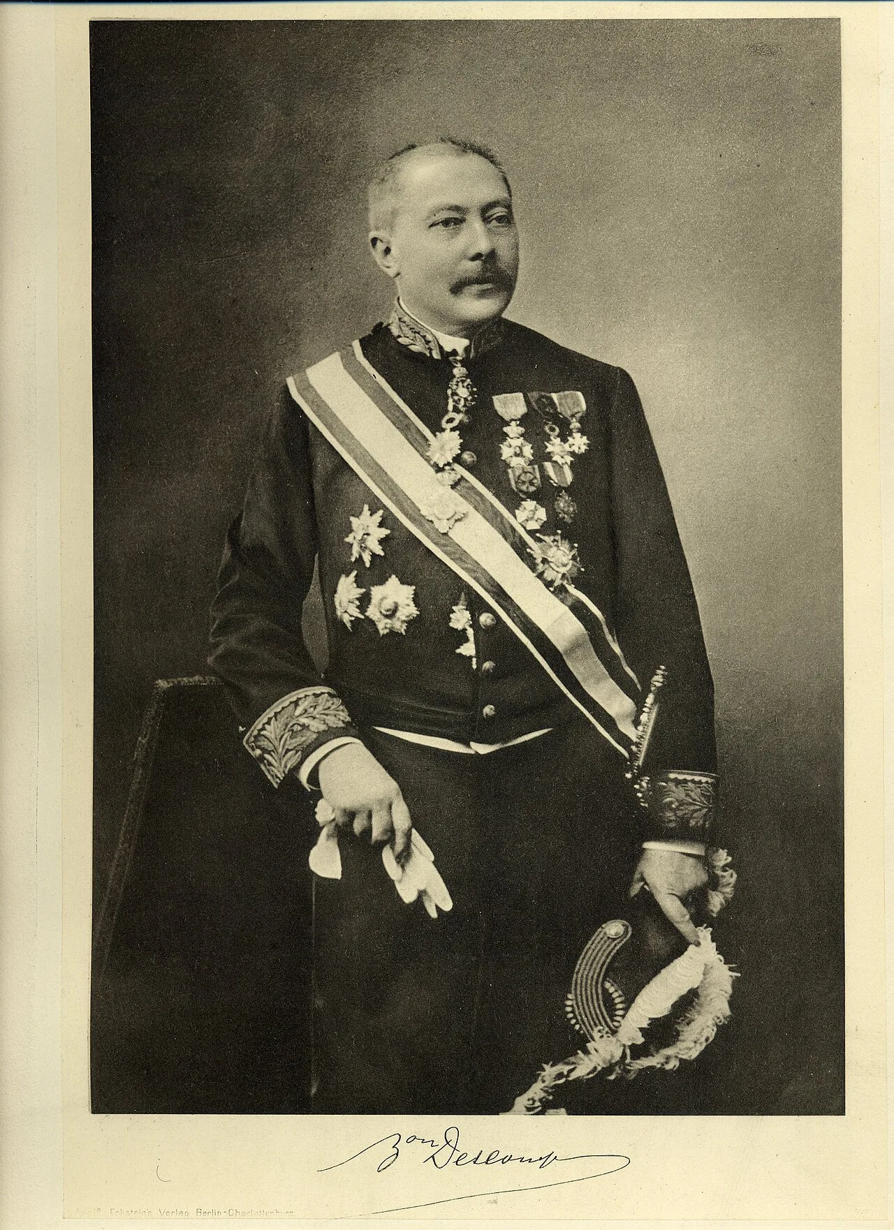 Portrait of Edouard Descamps (1847–1933) – memorial page