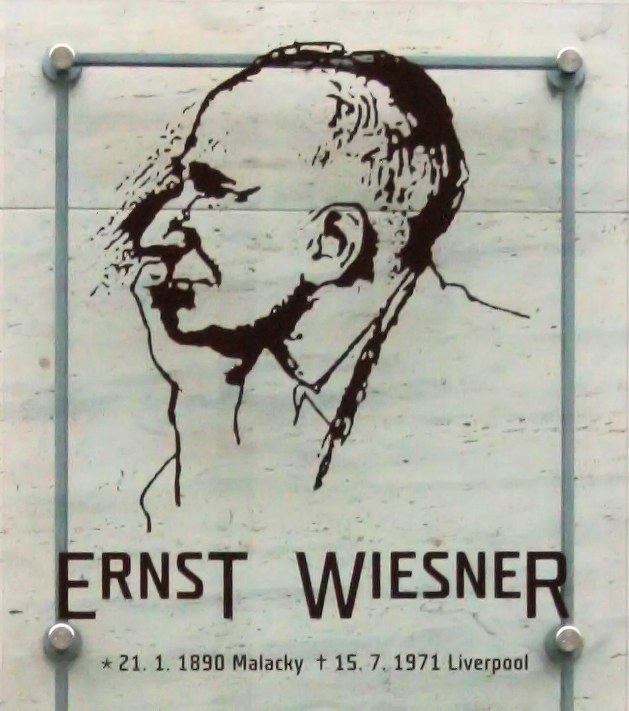 Porträt von Ernst Wiesner (1890–1971) – Gedenkseite