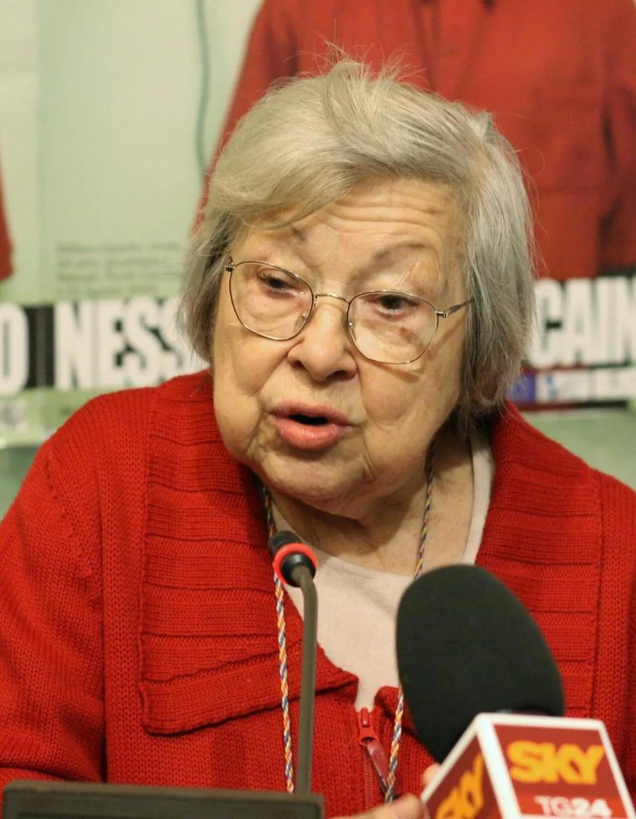 Portrait of Lidia Menapace (1924–2020) – memorial page