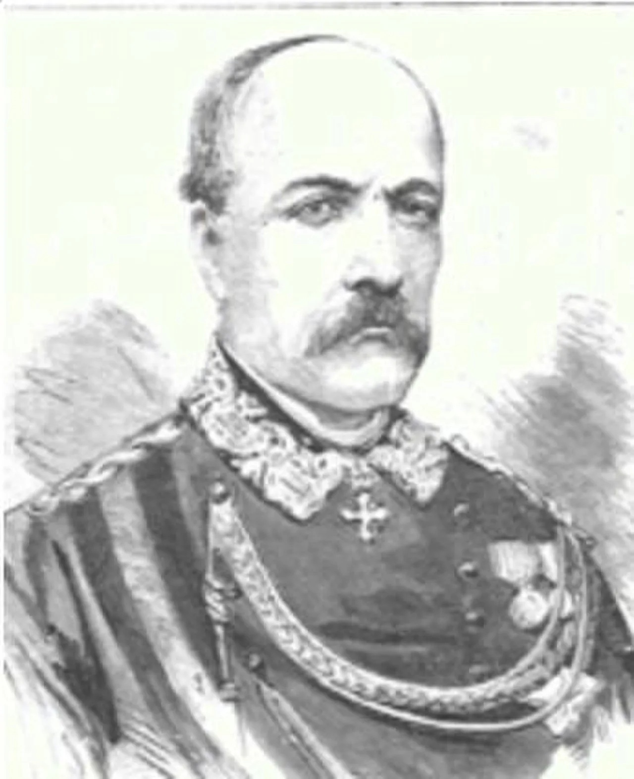 Porträt von Luigi Mezzacapo (1814–1885) – Gedenkseite