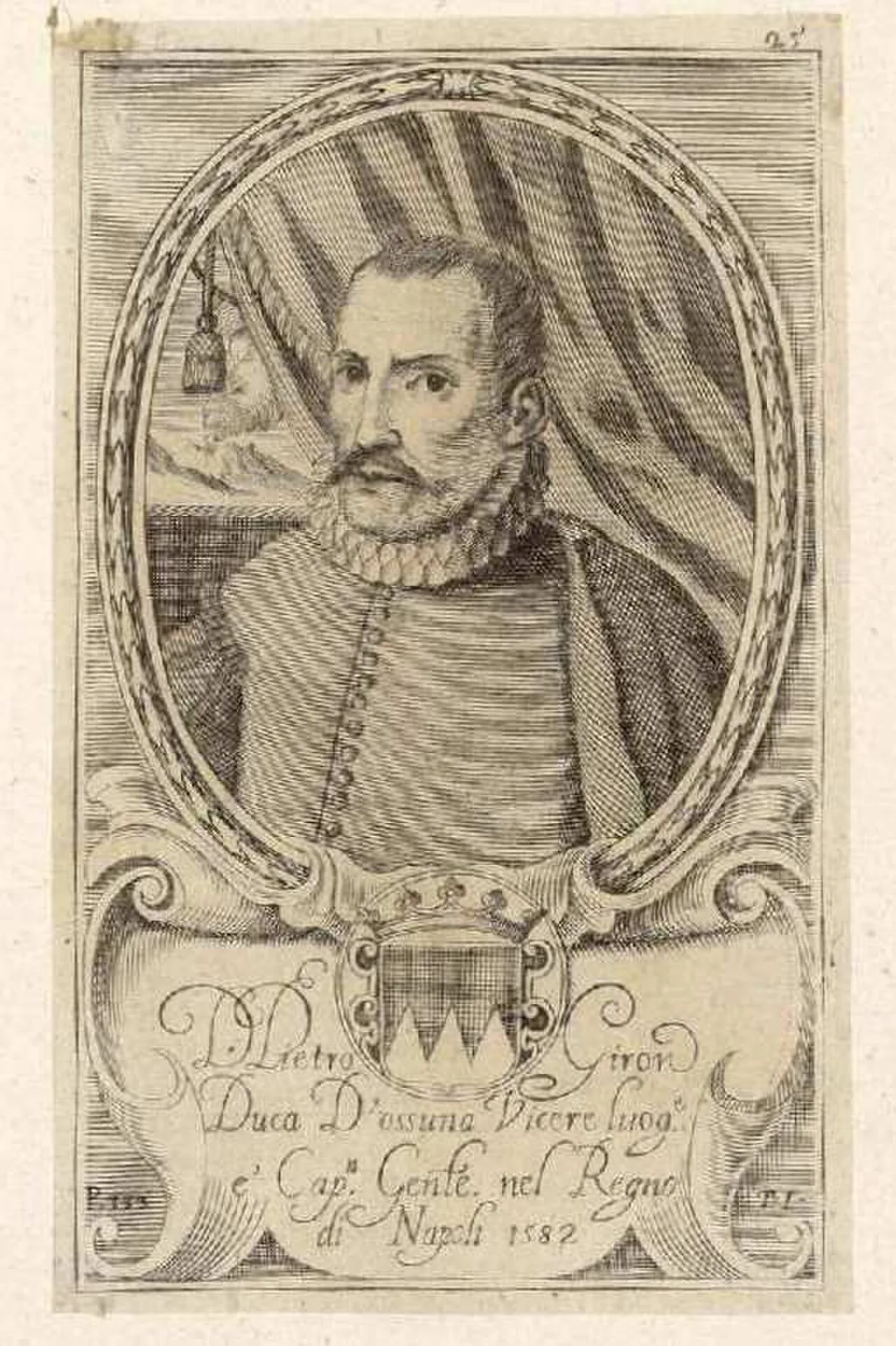 Porträt von Pedro Téllez-Girón, 1st Duke of Osuna (1537–1590) – Gedenkseite