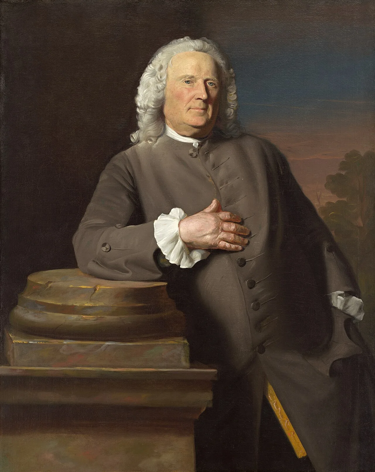 Porträt von Epes Sargent (1690–1762) – Gedenkseite