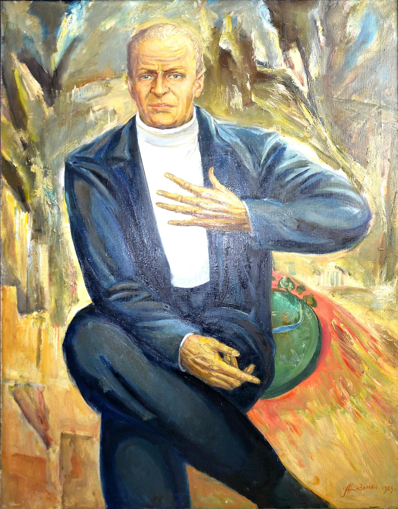 Porträt von Wiktar Turau (1936–1996) – Gedenkseite