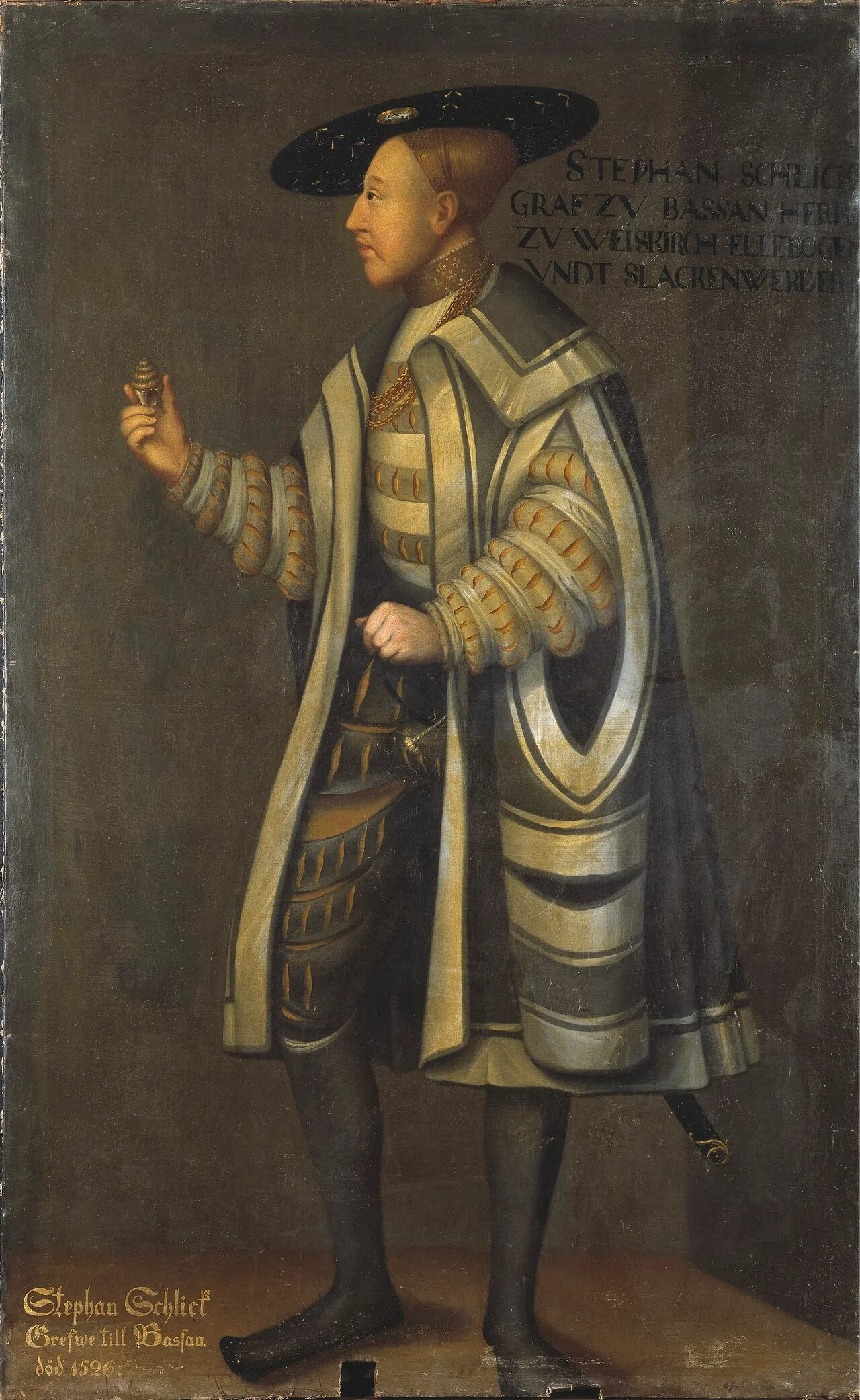 Porträt von Stefan Schlick (1487–1526) – Gedenkseite
