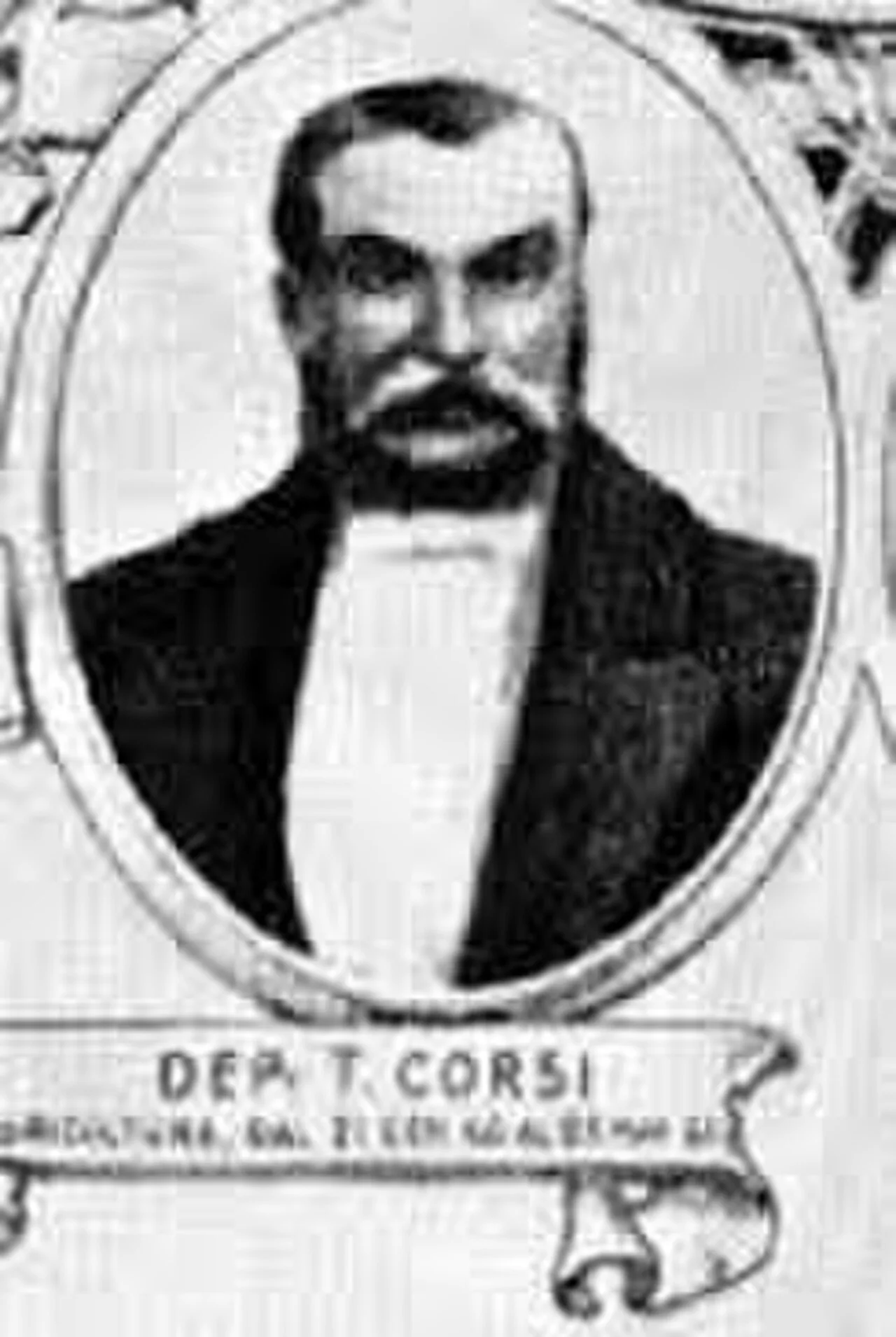 Porträt von Tommaso Corsi (1814–1891) – Gedenkseite