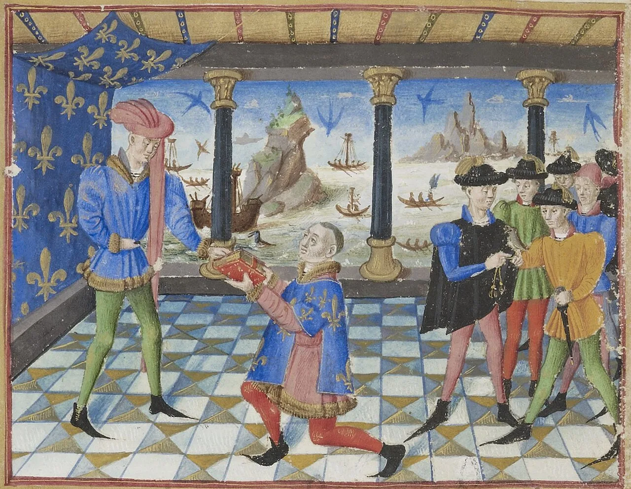 Porträt von Gilles Le Bouvier (1386–1455) – Gedenkseite