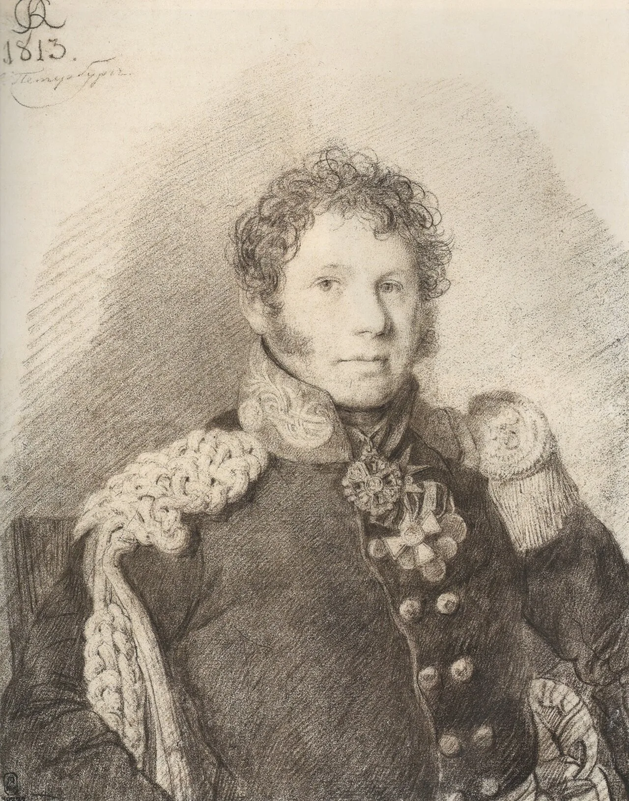 Porträt von Nikolai Nikititsch Werjowkin (1766–1830) – Gedenkseite