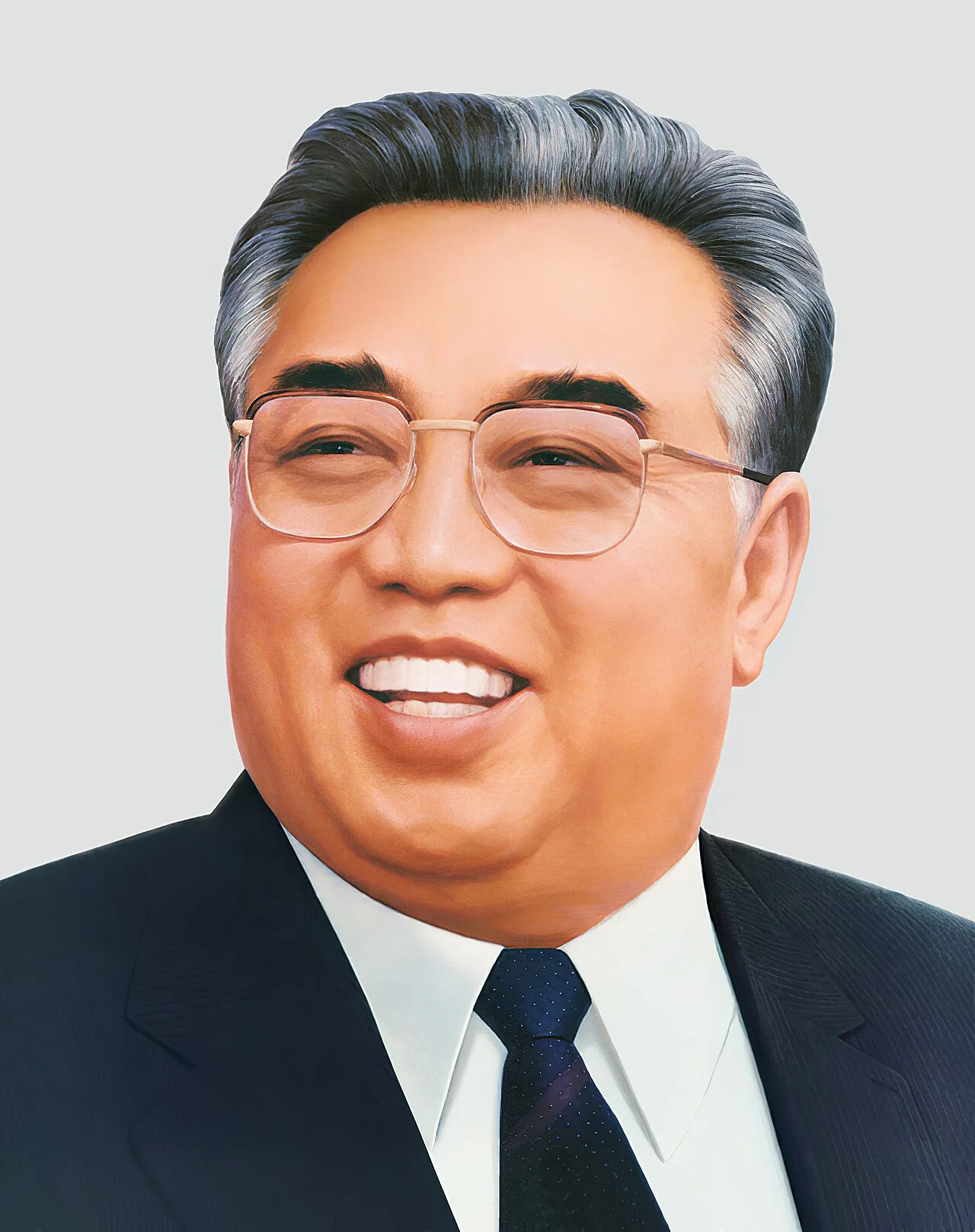 Porträt von Kim Il-sung (1912–1994) – Gedenkseite