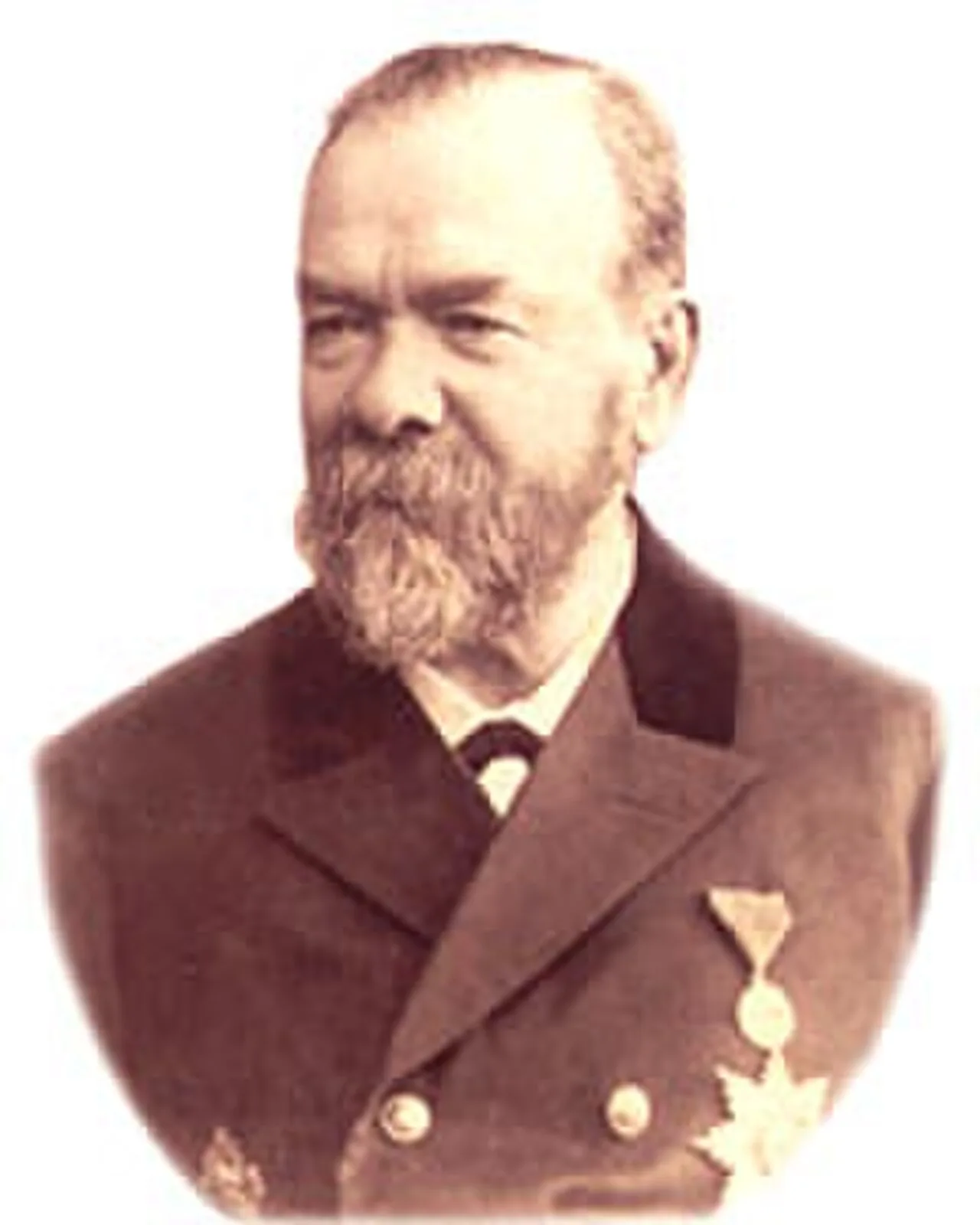 Porträt von Konstantin Voroshilov (1842–1899) – Gedenkseite