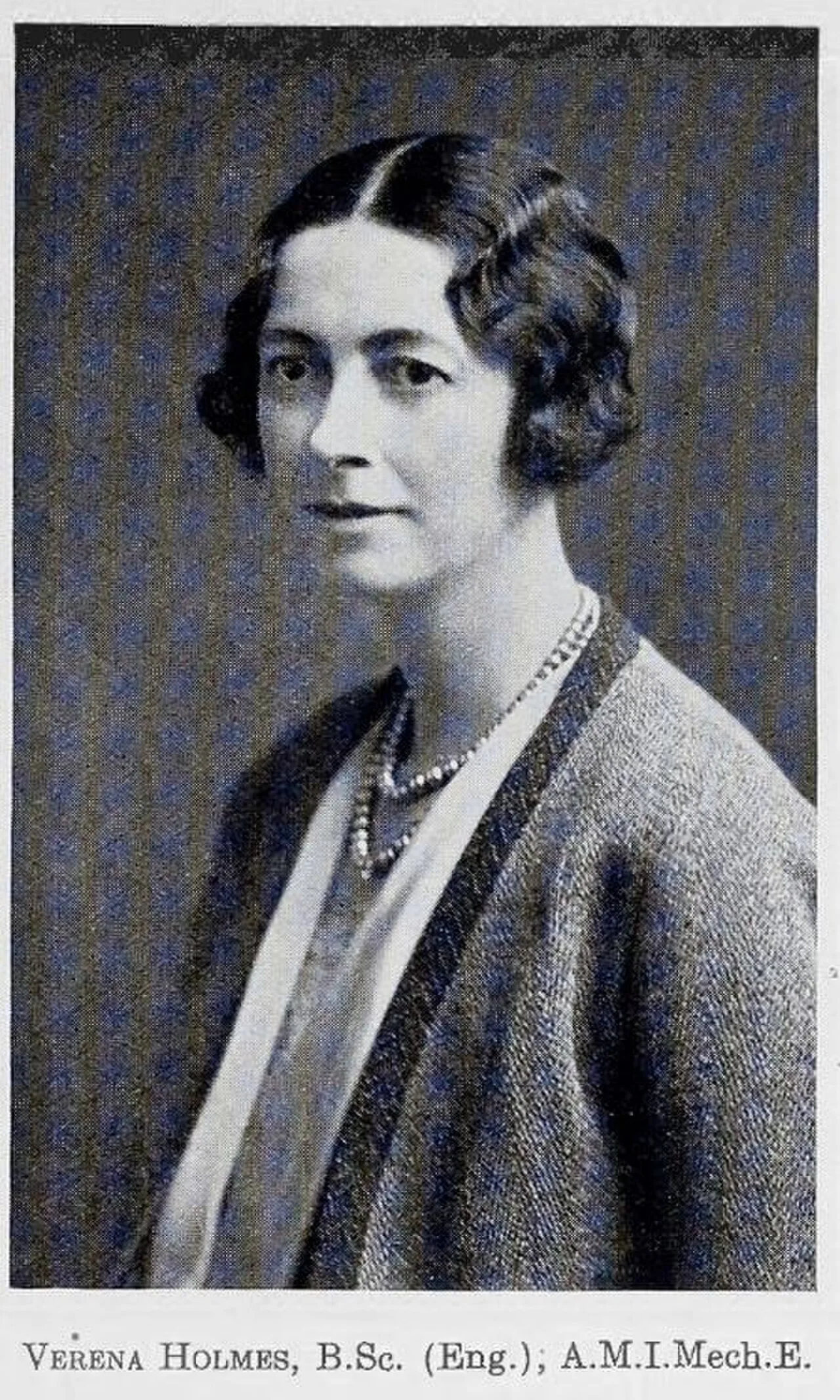 Porträt von Verena Holmes (1889–1964) – Gedenkseite