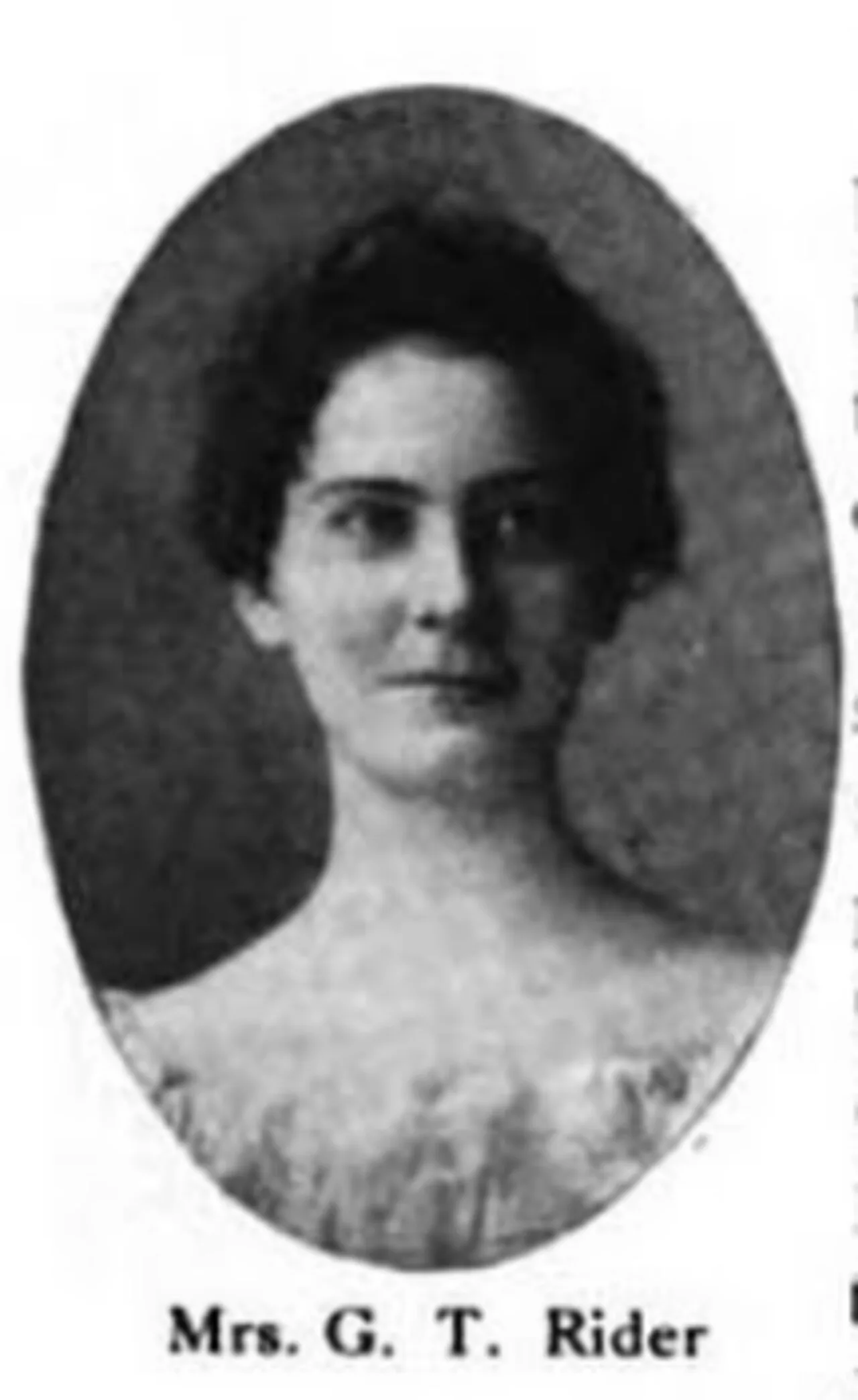 Porträt von Gertrude Tressel Rider (1876–1968) – Gedenkseite
