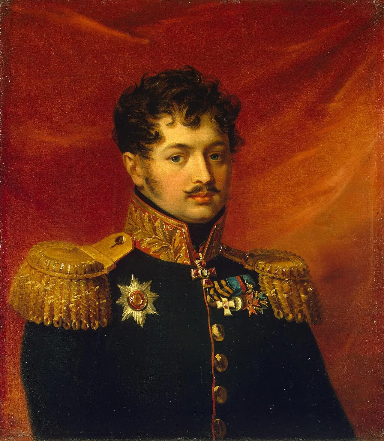Porträt von Pjotr Petrowitsch Sagrjaschski (1778–1849) – Gedenkseite