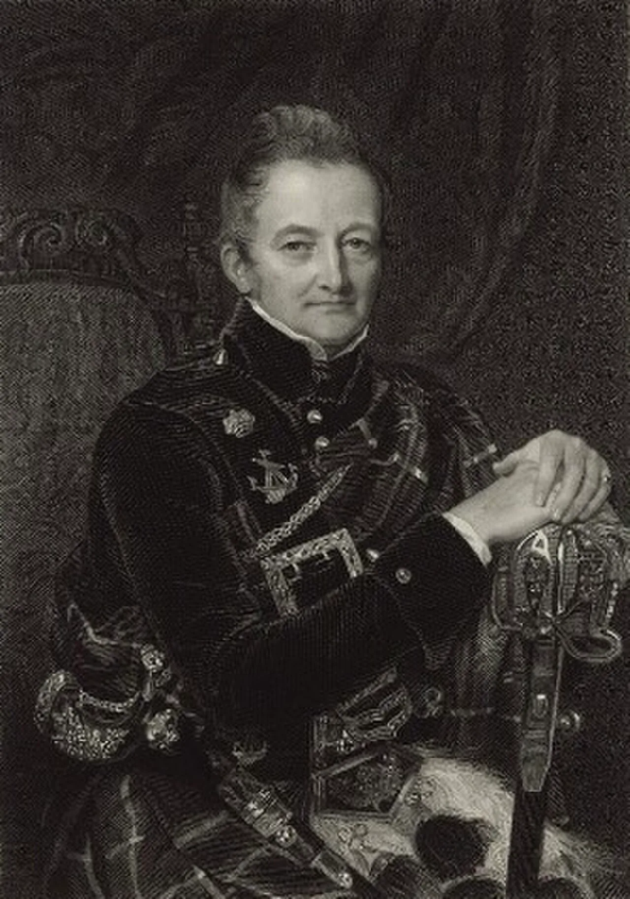 Porträt von John Campbell, 7th Duke of Argyll (1777–1847) – Gedenkseite