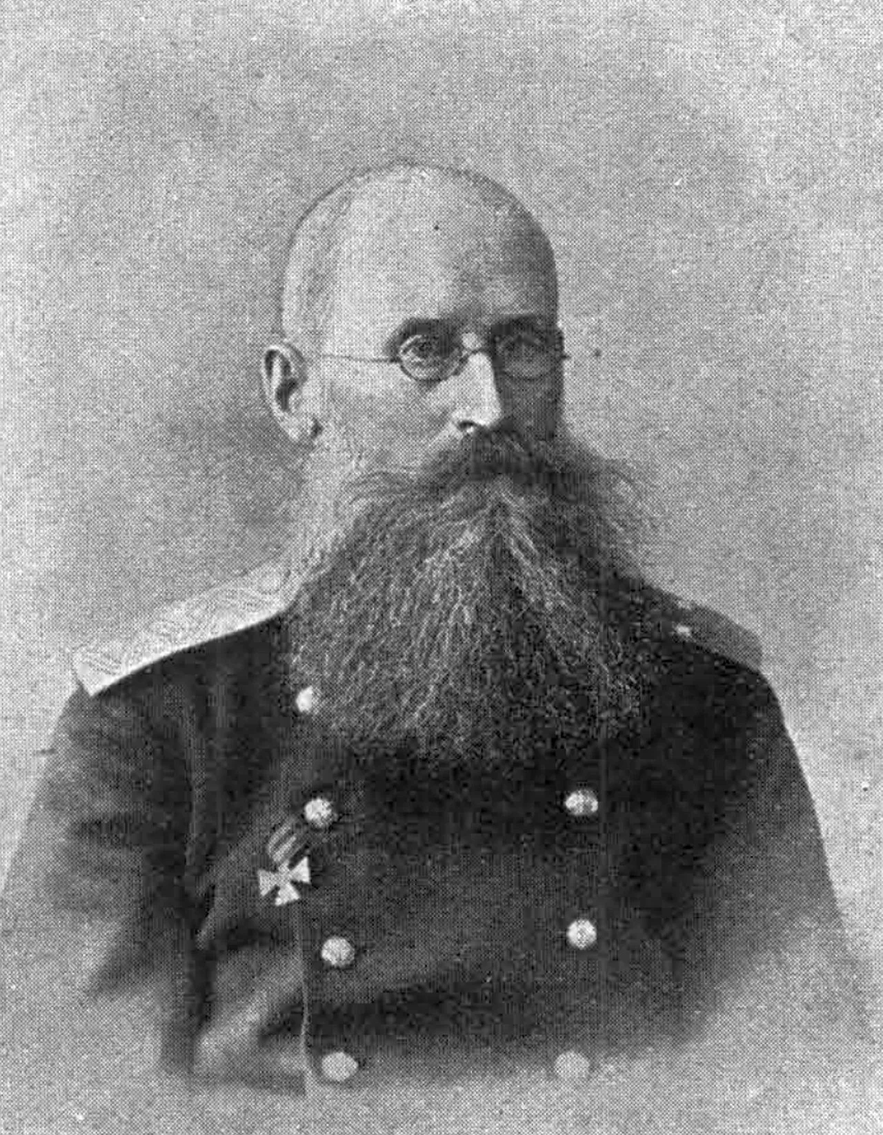 Porträt von Nikolai Alexandrowitsch Iwanow (1842–1904) – Gedenkseite