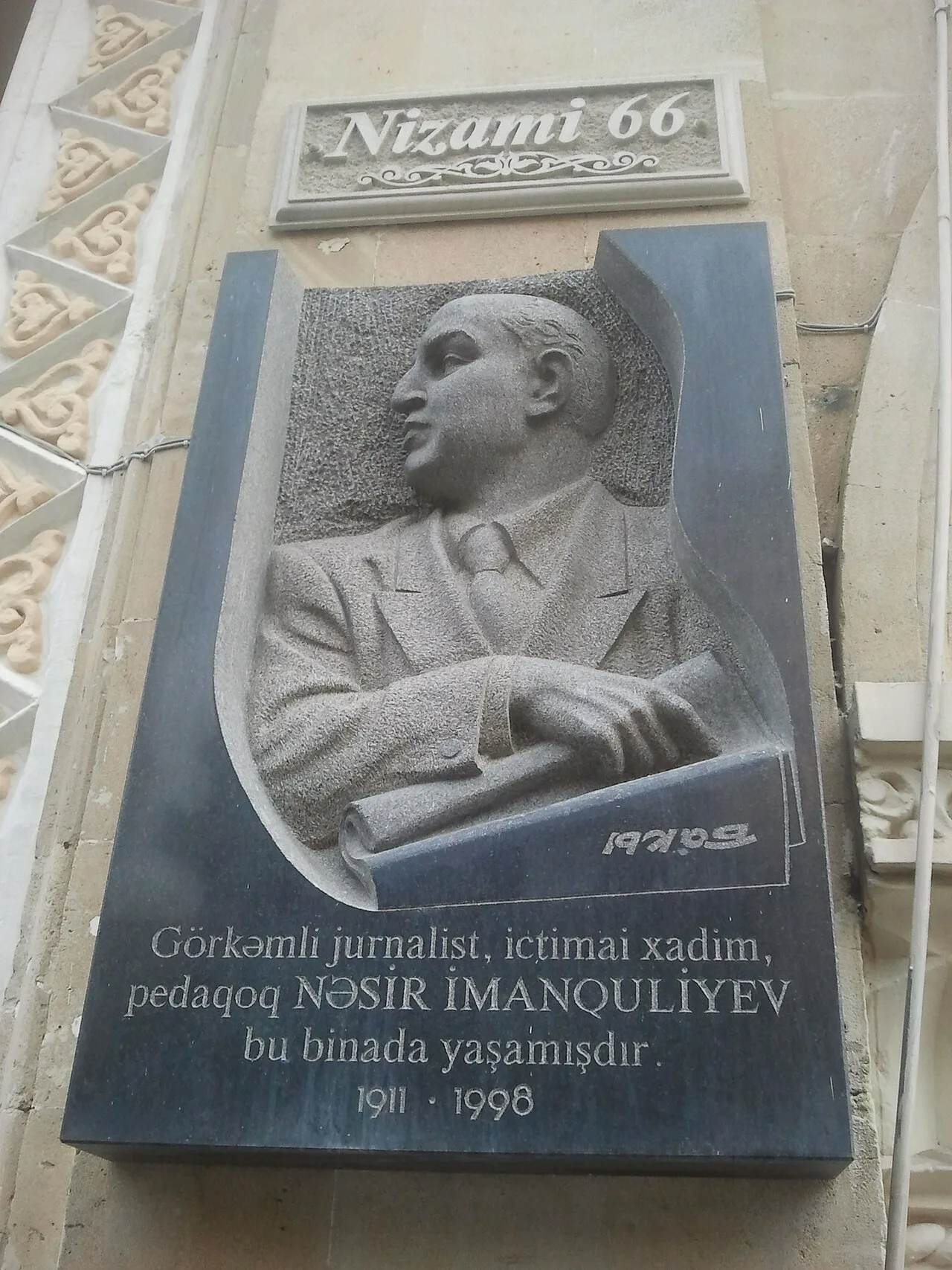 Porträt von Nasir Imanguliyev (1911–1998) – Gedenkseite