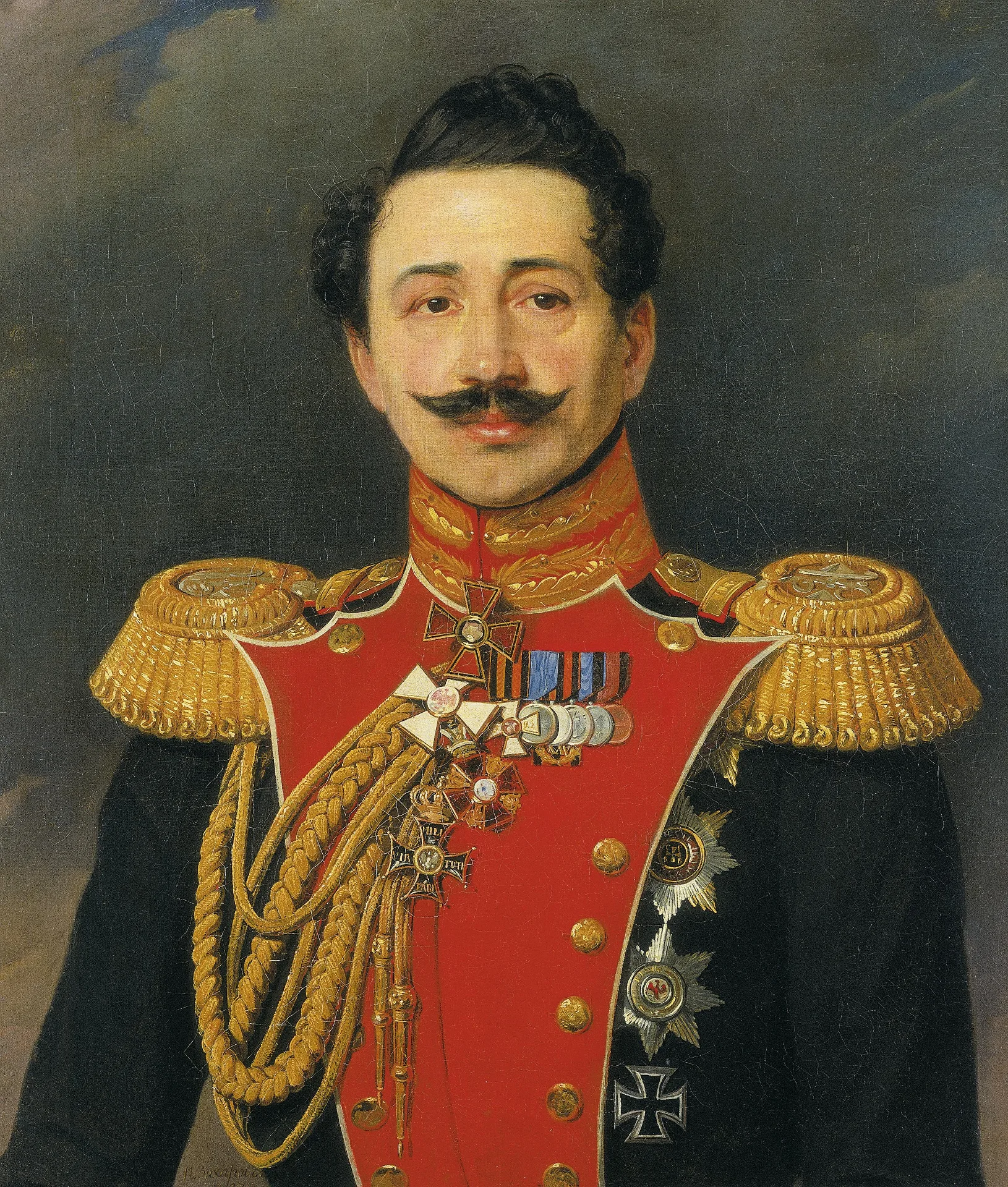 Porträt von Nikolai Alexandrowitsch Islenjew (1785–1851) – Gedenkseite