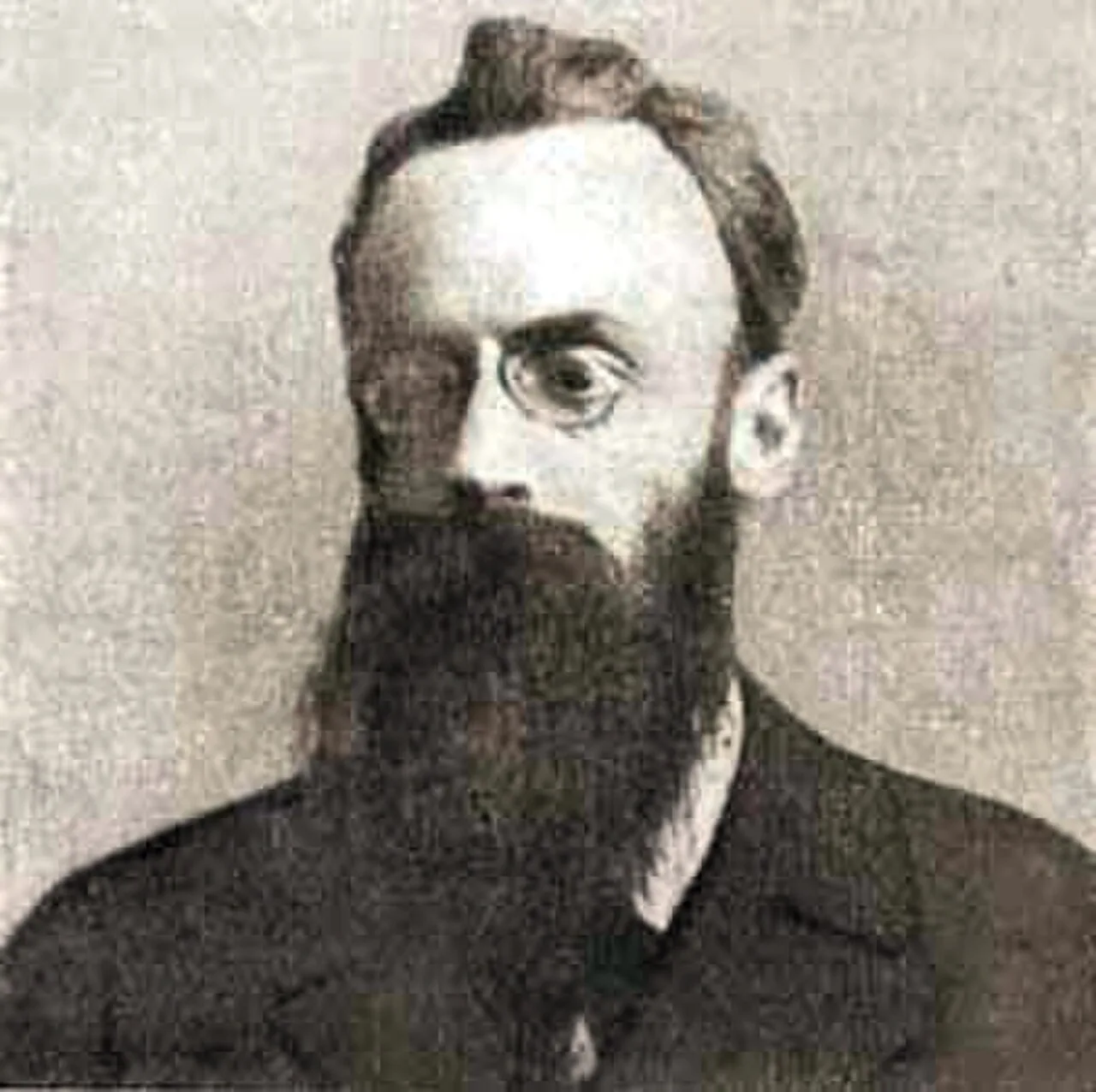 Porträt von Alexander Alexandrowitsch Kiesewetter (1866–1933) – Gedenkseite