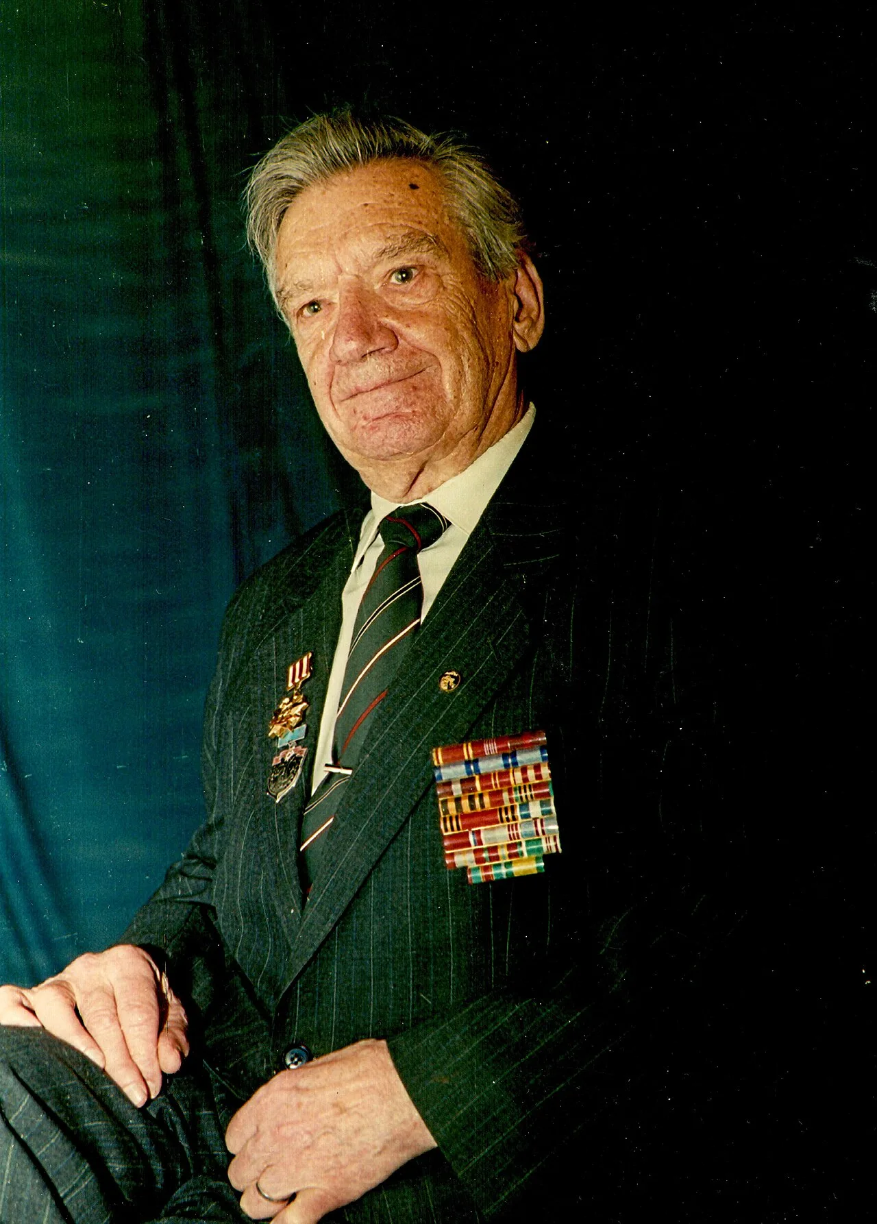 Porträt von Wiktor Grigorjewitsch Kirillow-Ugrjumow (1924–2007) – Gedenkseite