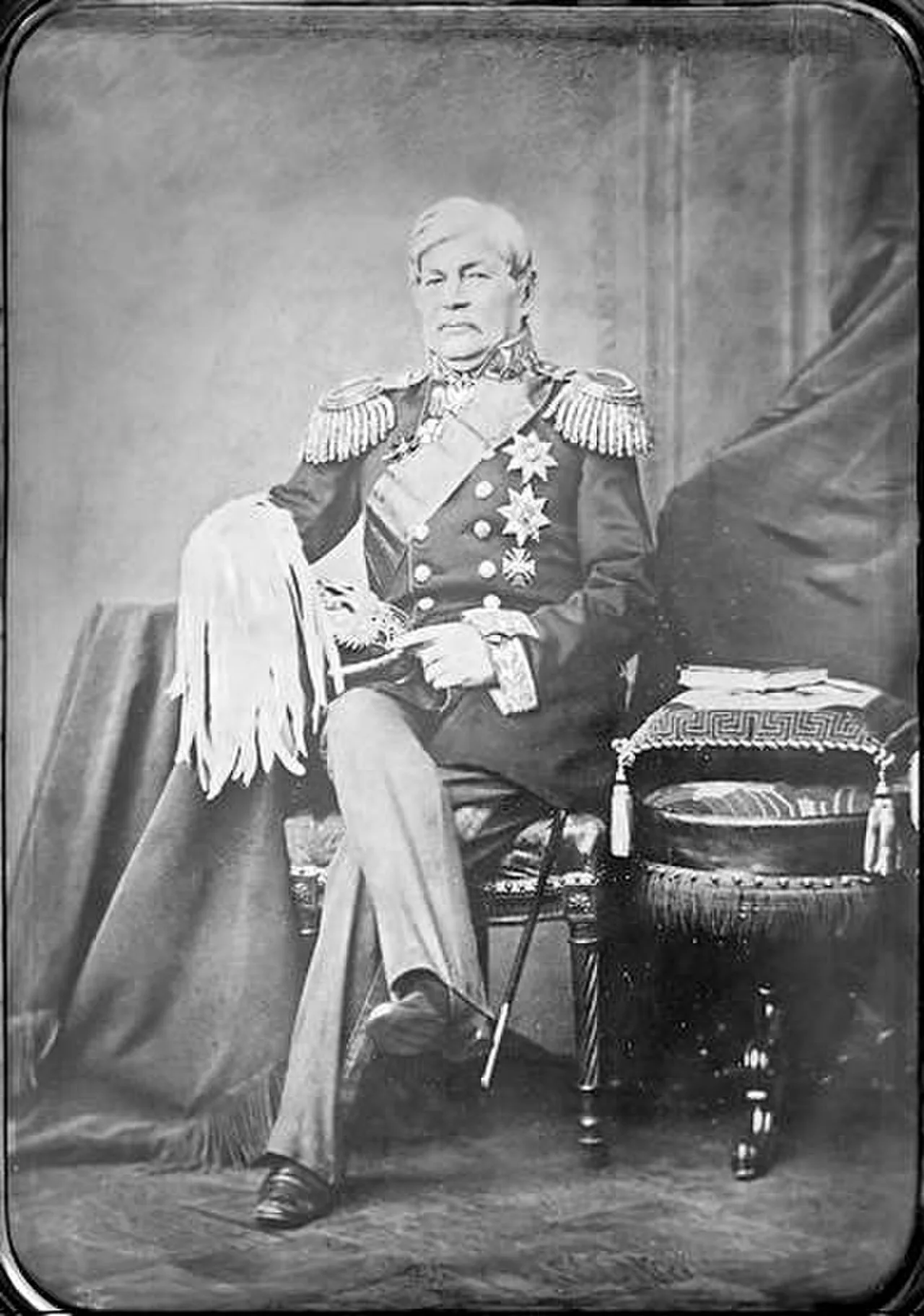 Porträt von Wikenti Michailowitsch Koslowski (1797–1873) – Gedenkseite