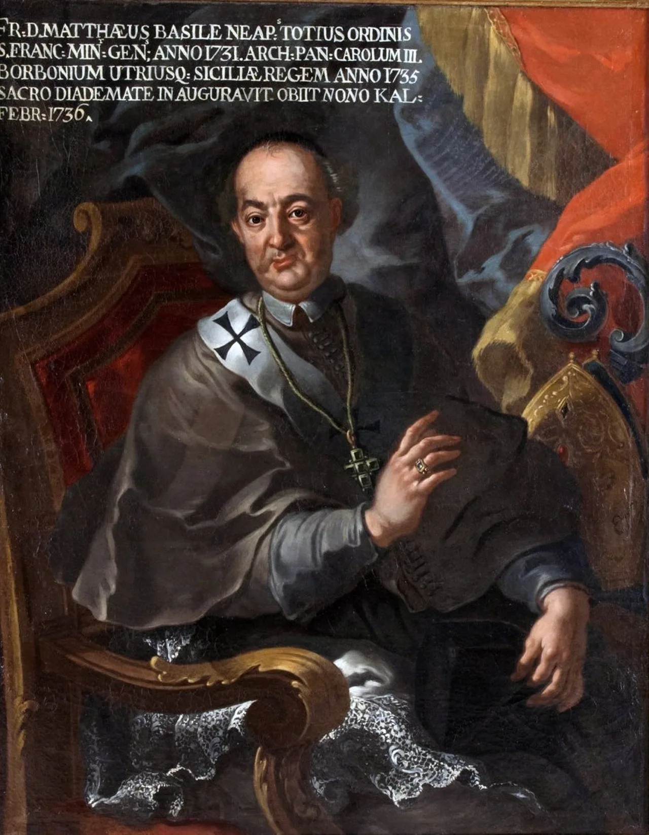 Portrait of Matteo Basile (1673–1736) – memorial page
