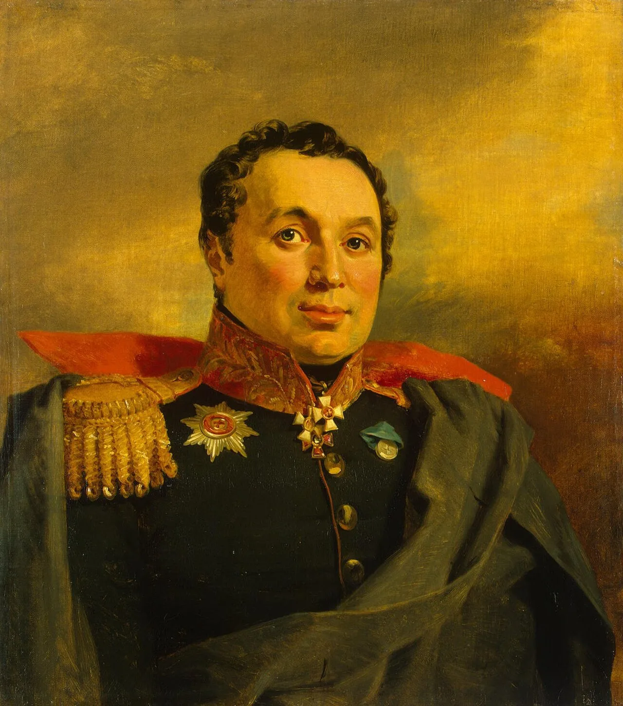 Porträt von Afanassi Iwanowitsch Krassowski (1781–1843) – Gedenkseite