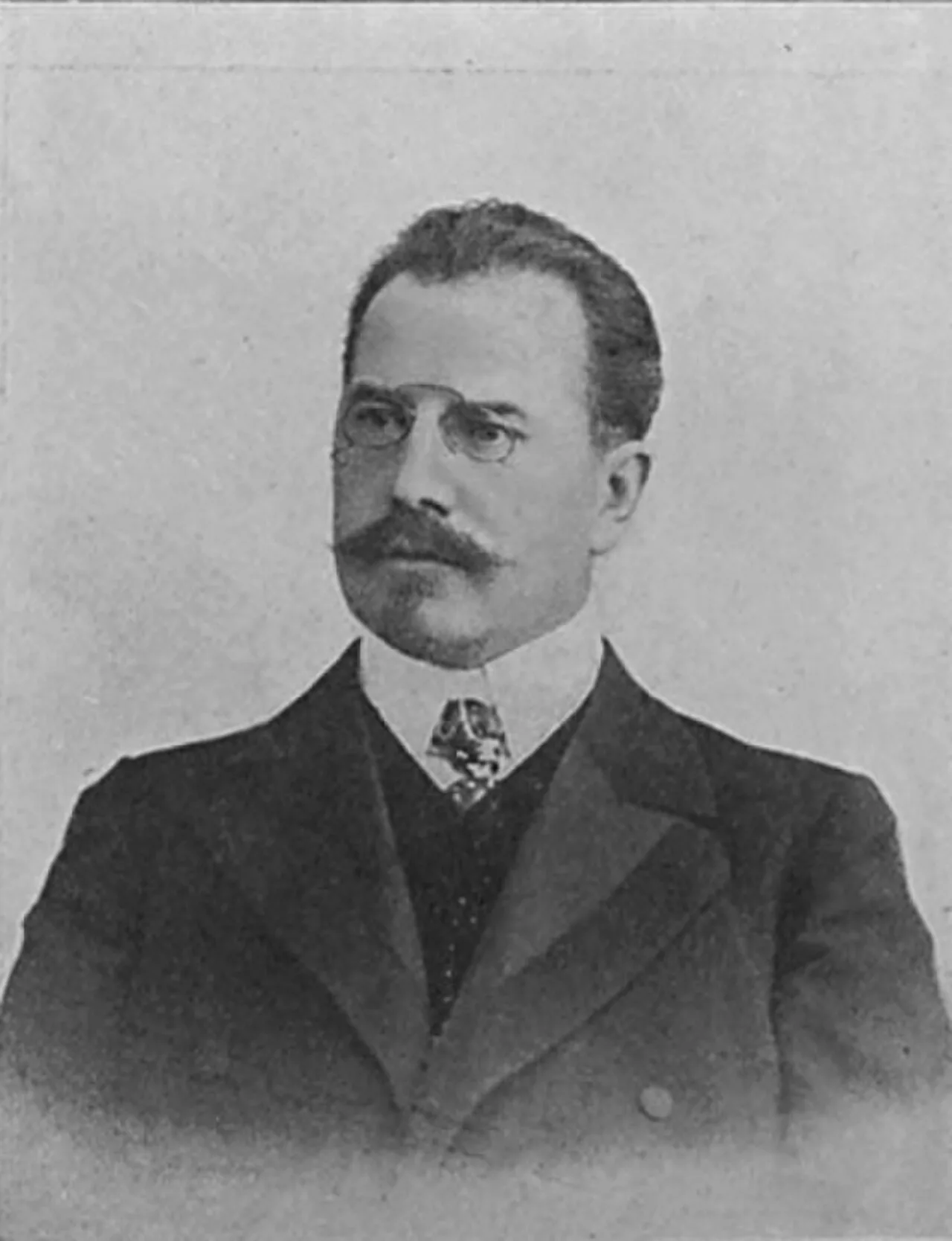 Porträt von Sergei Jakowlewitsch Kulnew (1858–1926) – Gedenkseite