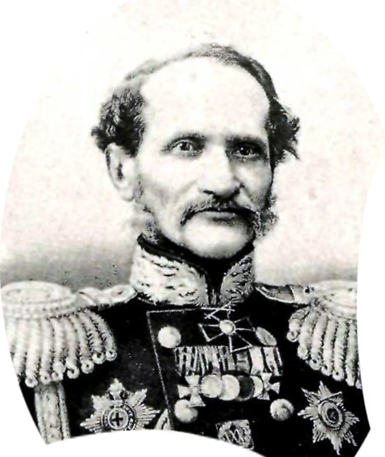 Porträt von Dmitri Sergejewitsch Lewschin (1801–1871) – Gedenkseite