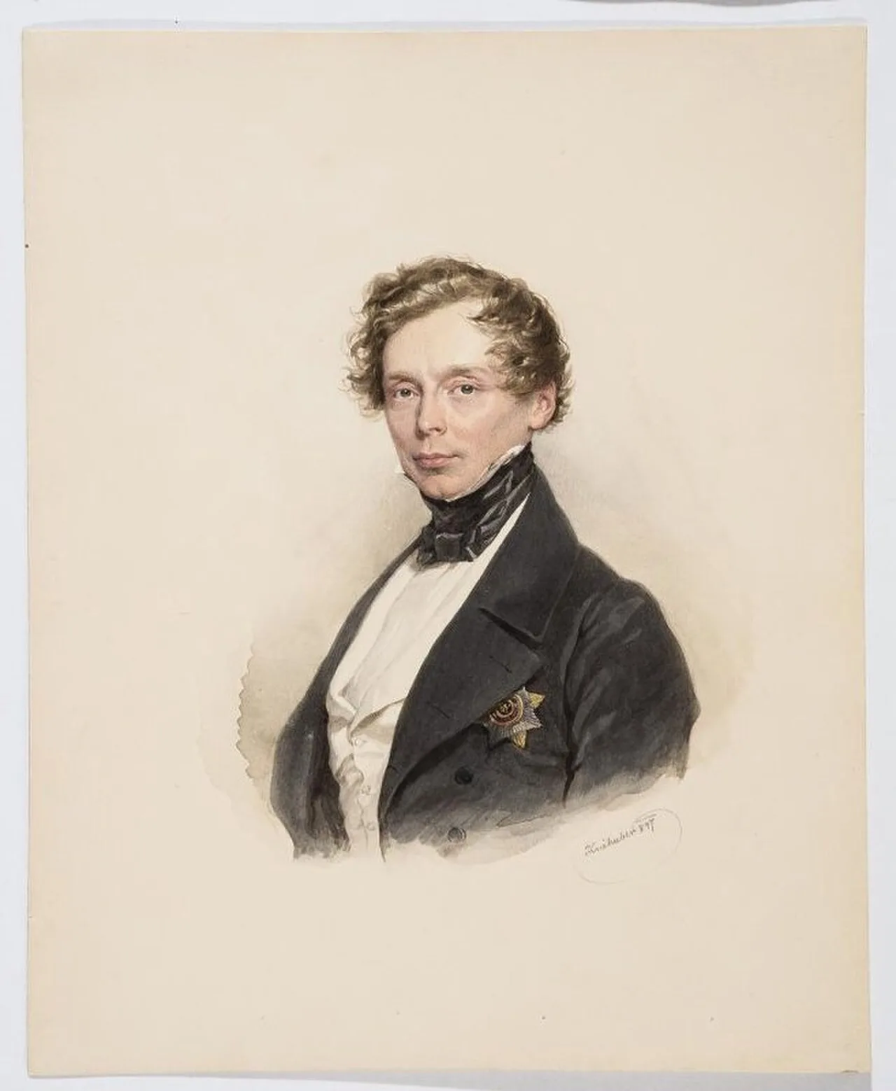 Porträt von Paul von Medem (1800–1854) – Gedenkseite