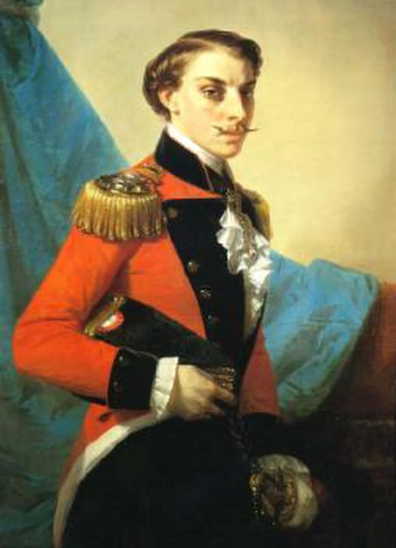 Porträt von Francesco Verasis Asinari! 6th Count of Castiglione (1826–1867) – Gedenkseite