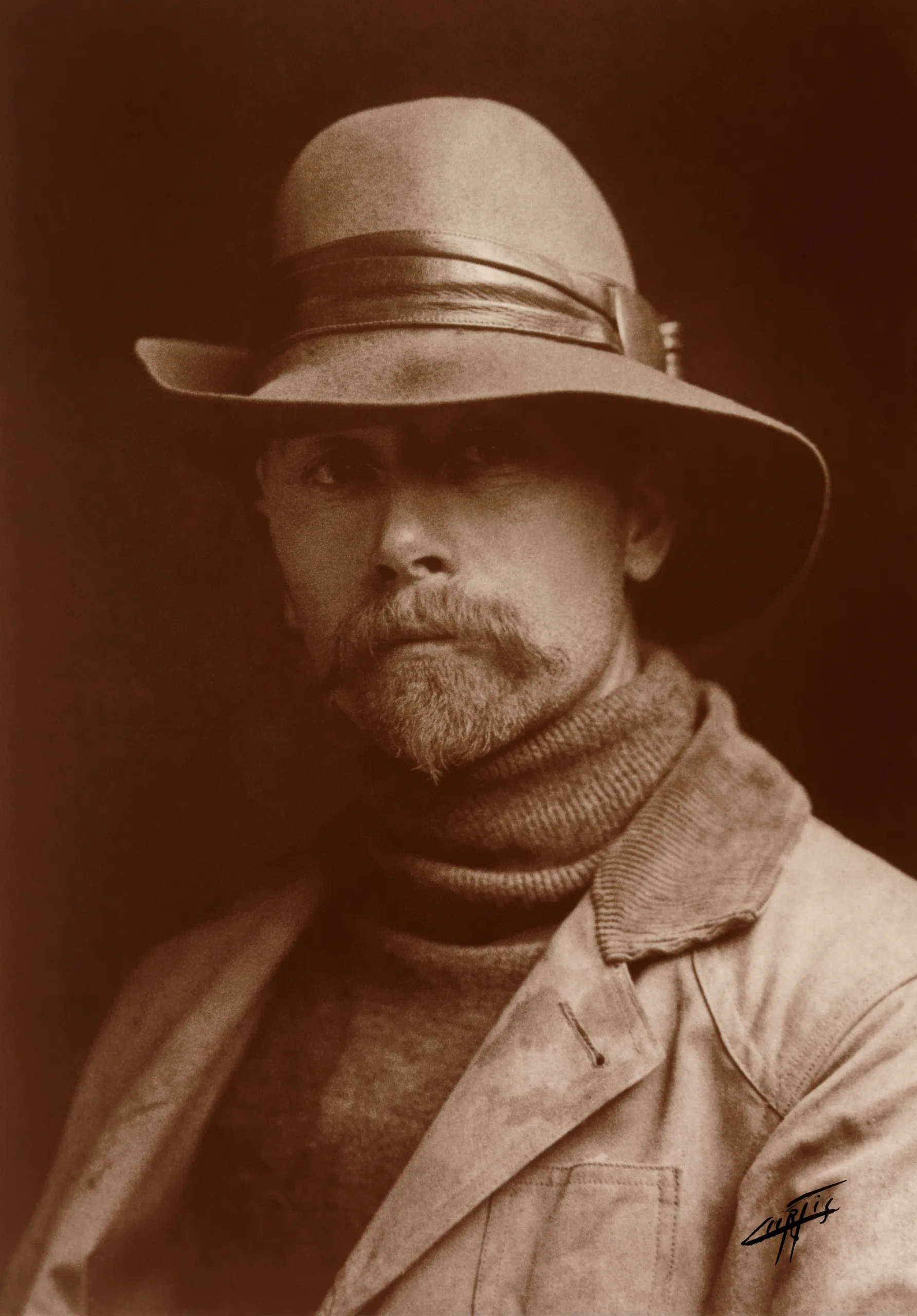Porträt von Edward Curtis (1868–1952) – Gedenkseite