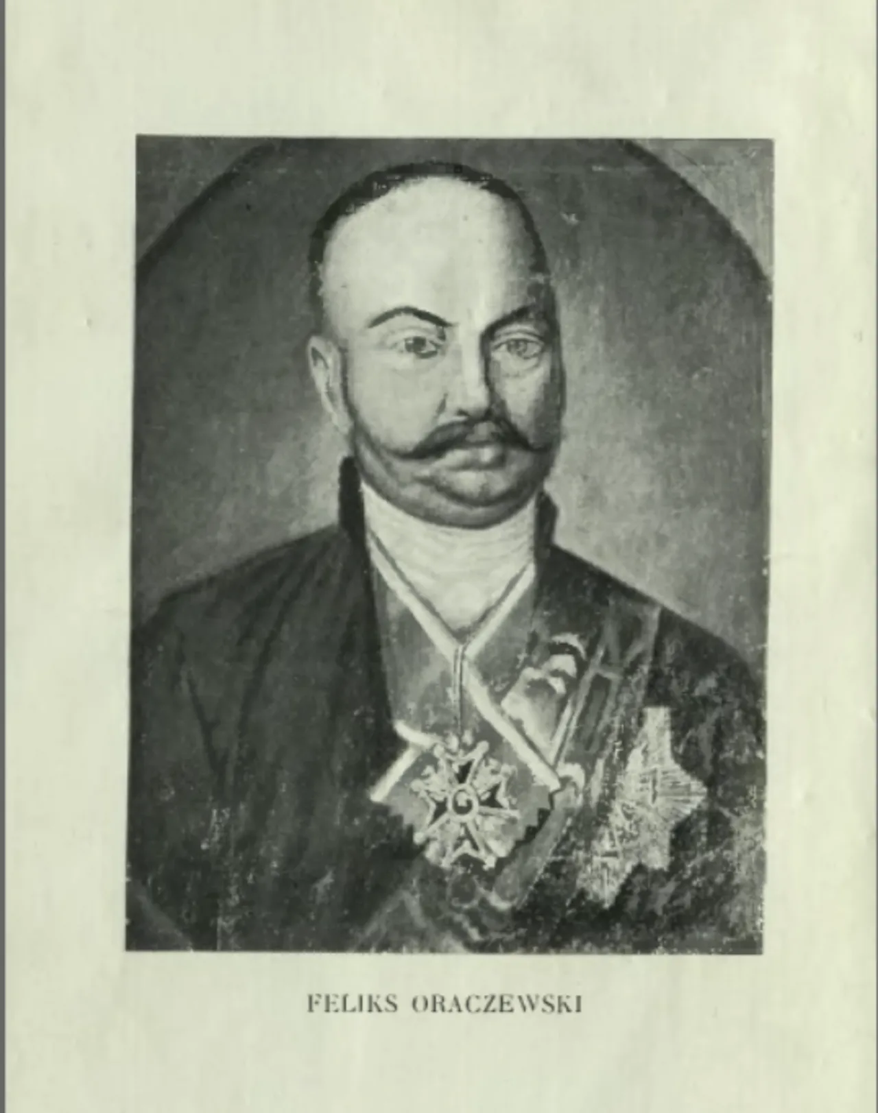 Porträt von Feliks Oraczewski (1739–1799) – Gedenkseite