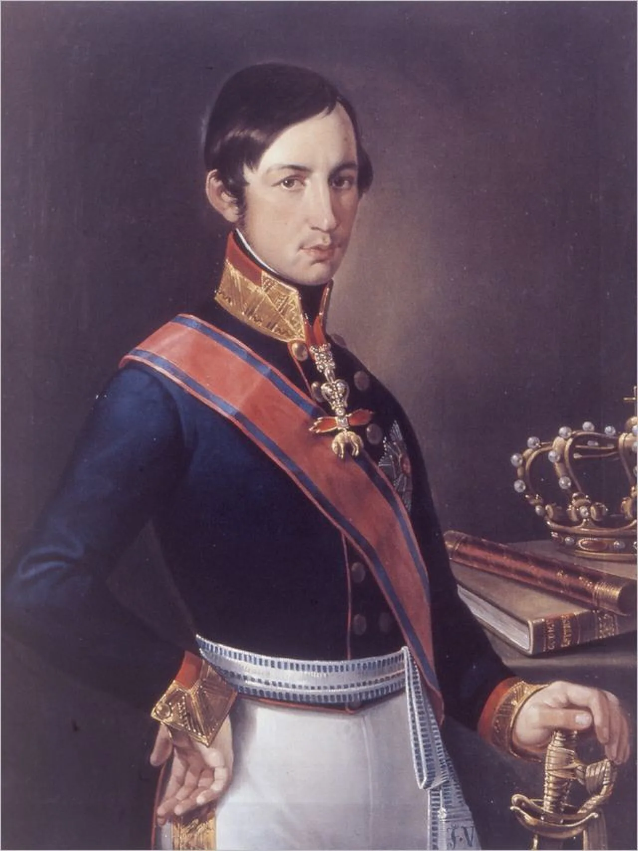 Portrait of Franz V. (1819–1875) – memorial page