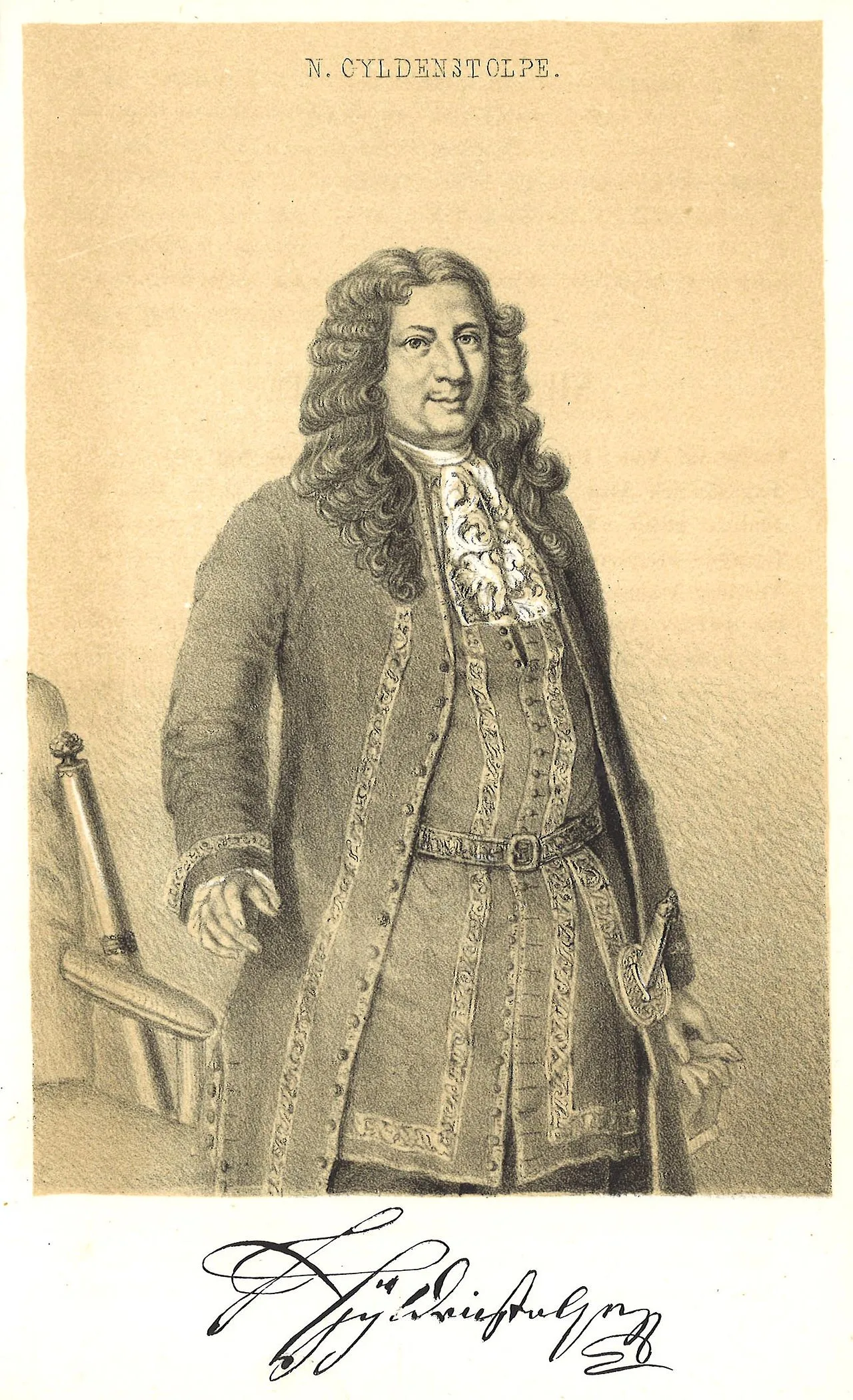 Portrait of Nils Gyldenstolpe (1642–1709) – memorial page