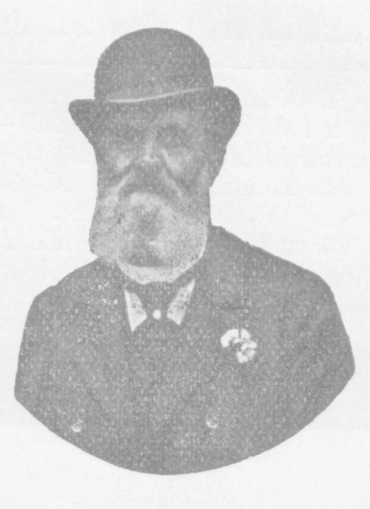 Porträt von Jean Pierre Moris (1836–1902) – Gedenkseite