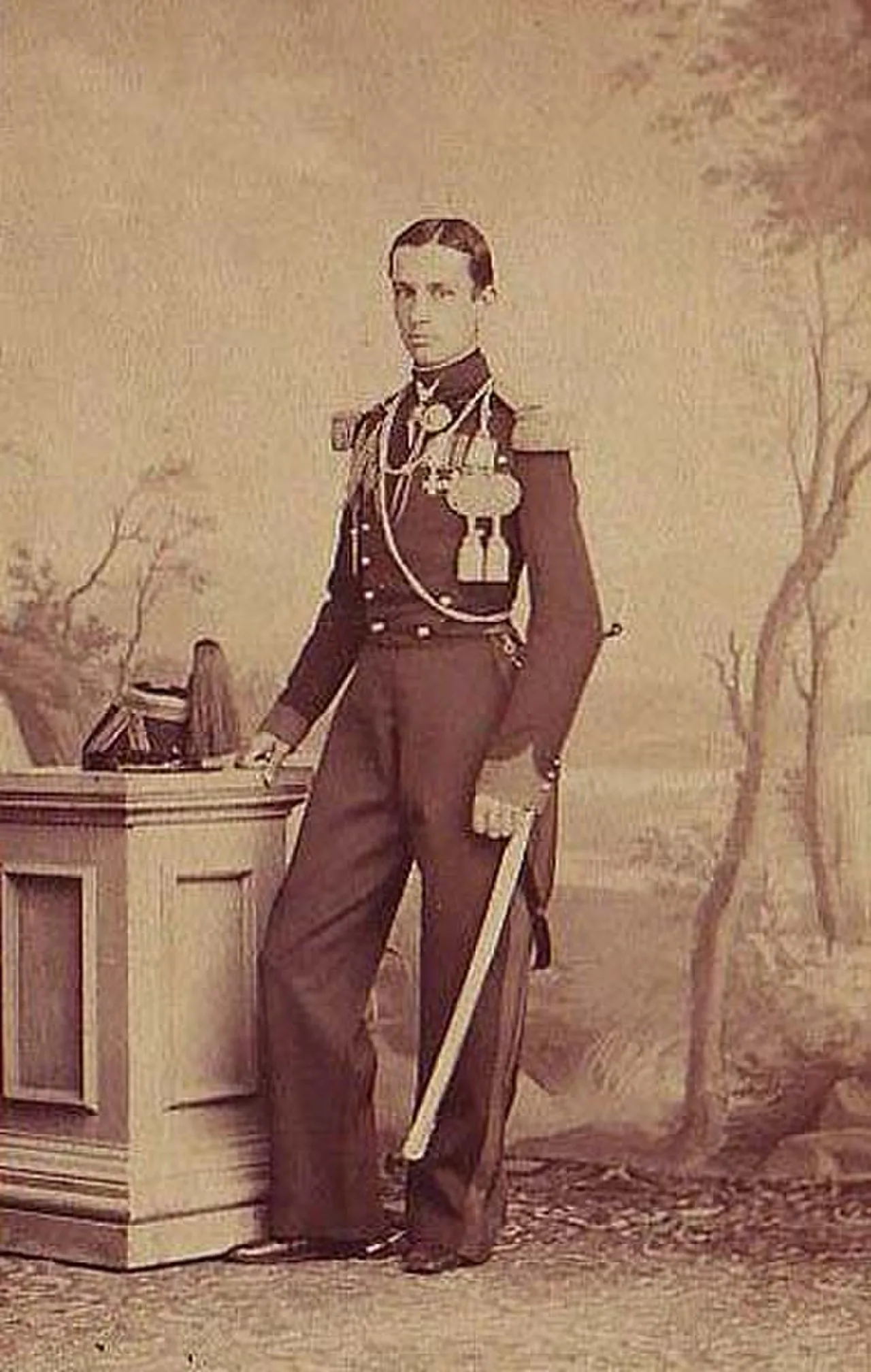 Porträt von Alfons Maria von Neapel-Sizilien (1841–1934) – Gedenkseite