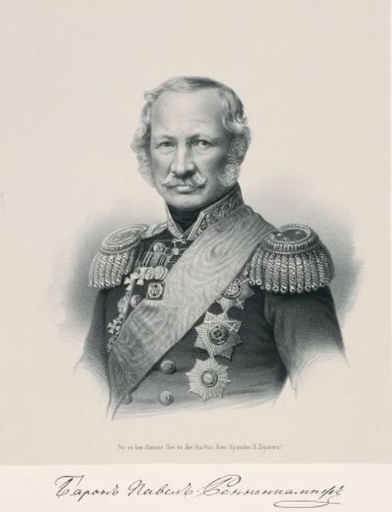 Porträt von Paul Andreas Edler von Rennenkampff (1790–1857) – Gedenkseite