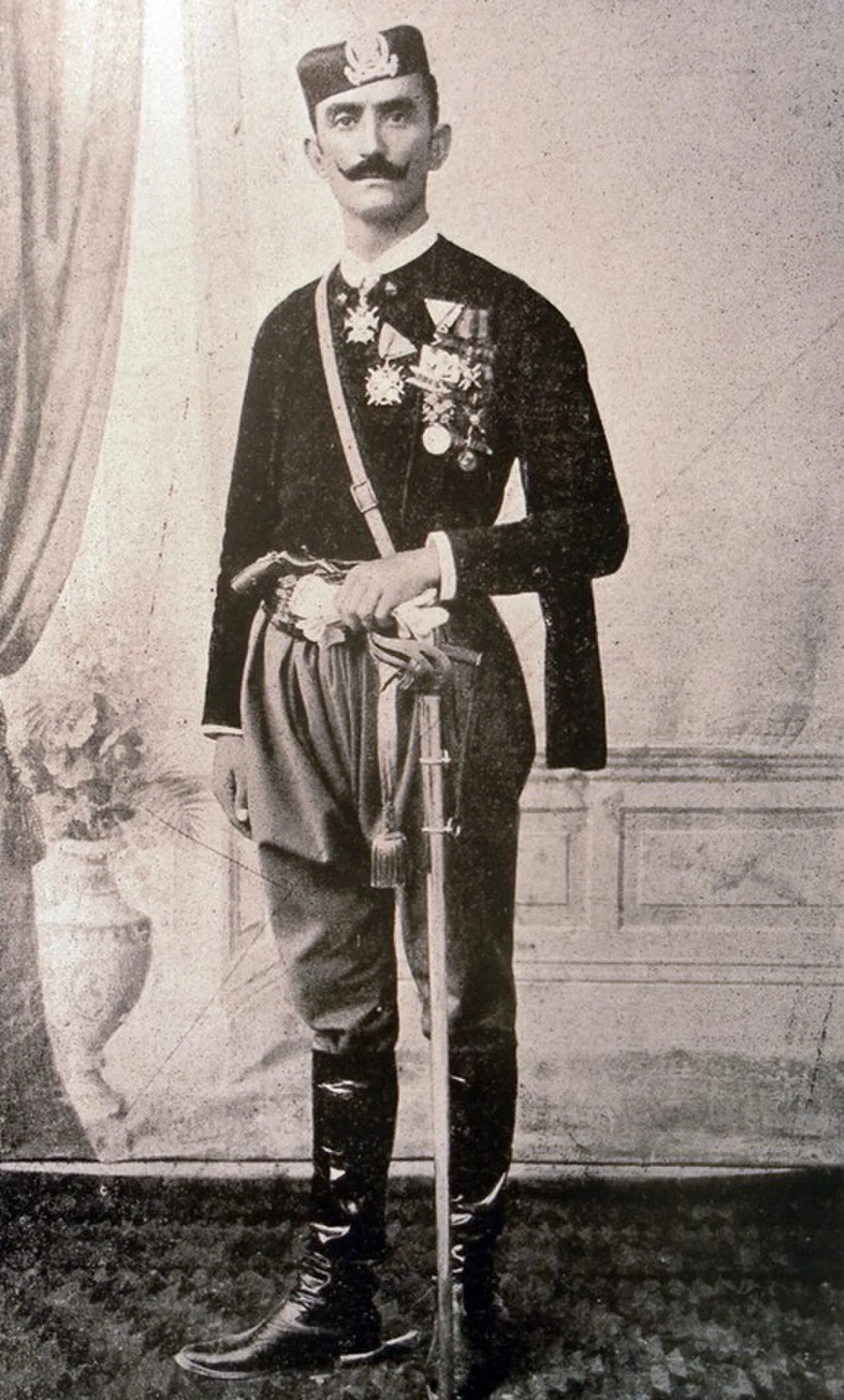 Porträt von Aleksandar Lekso Saičić (1873–1911) – Gedenkseite