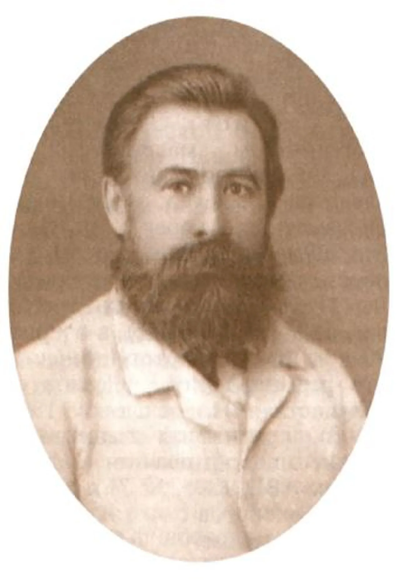 Porträt von Ivan Ivanovich Svedent︠s︡ov (1842–1901) – Gedenkseite