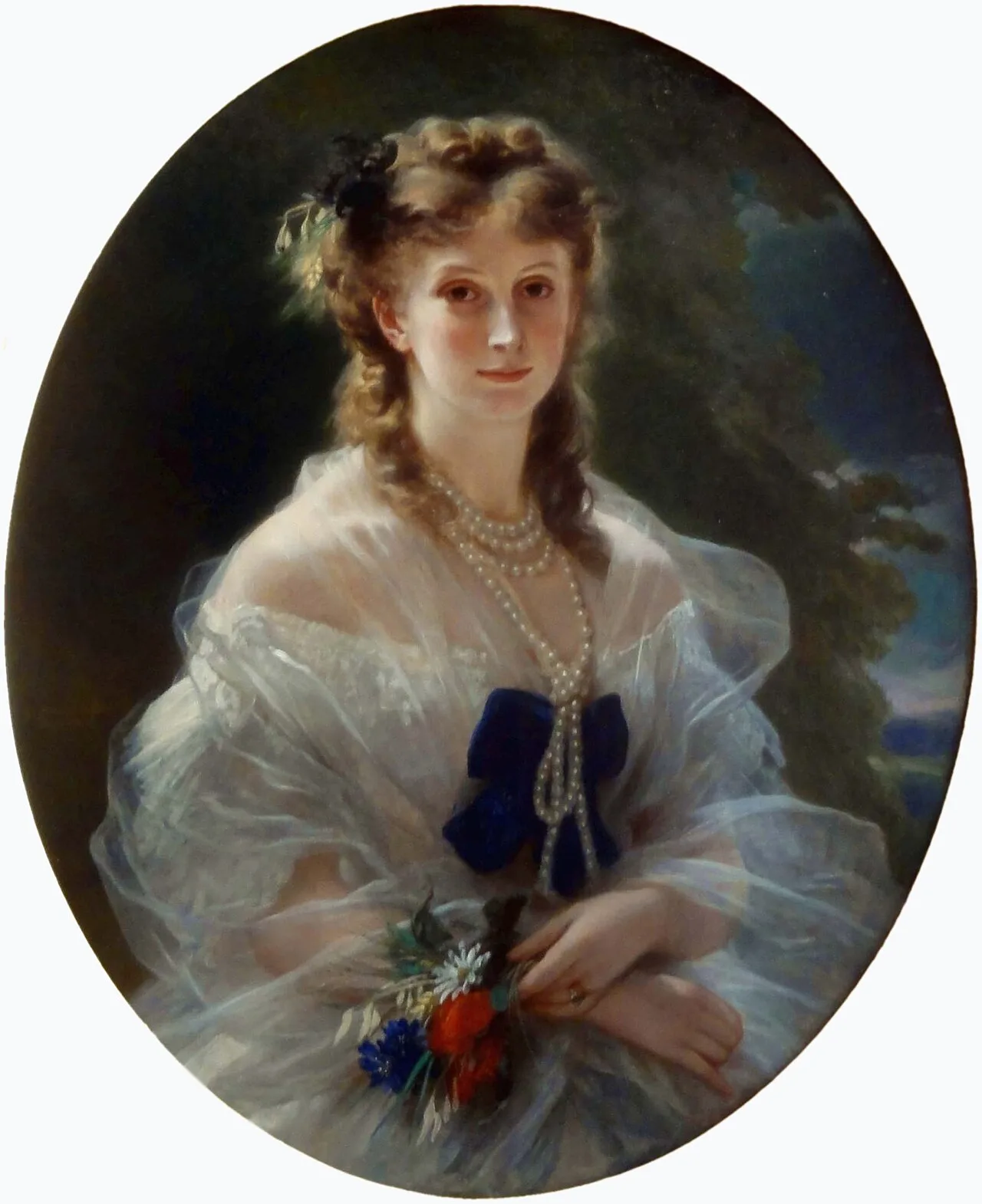 Porträt von Sofja Sergejewna Trubezkaja (1838–1898) – Gedenkseite