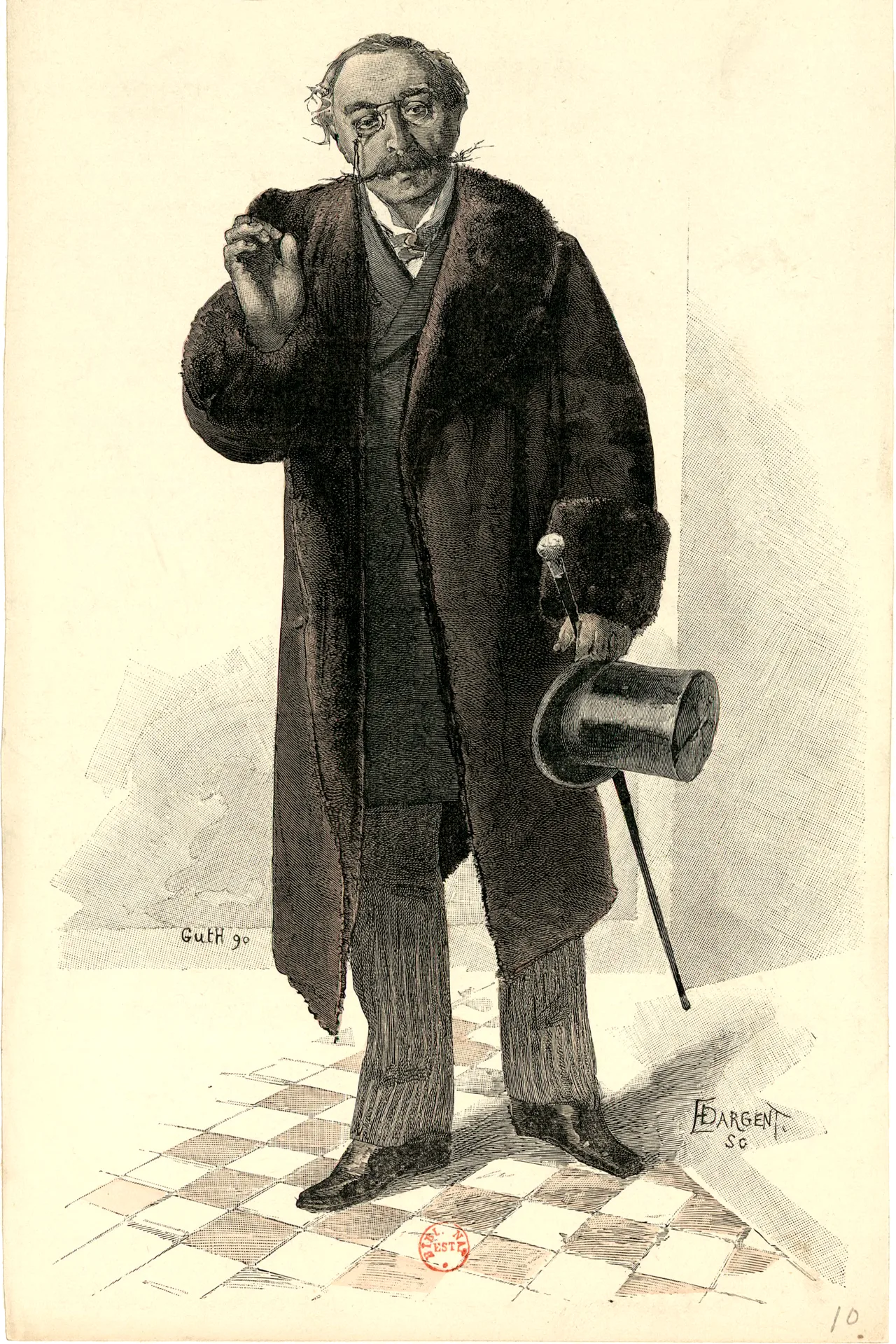 Porträt von Gilbert A. Thierry (1840–1915) – Gedenkseite