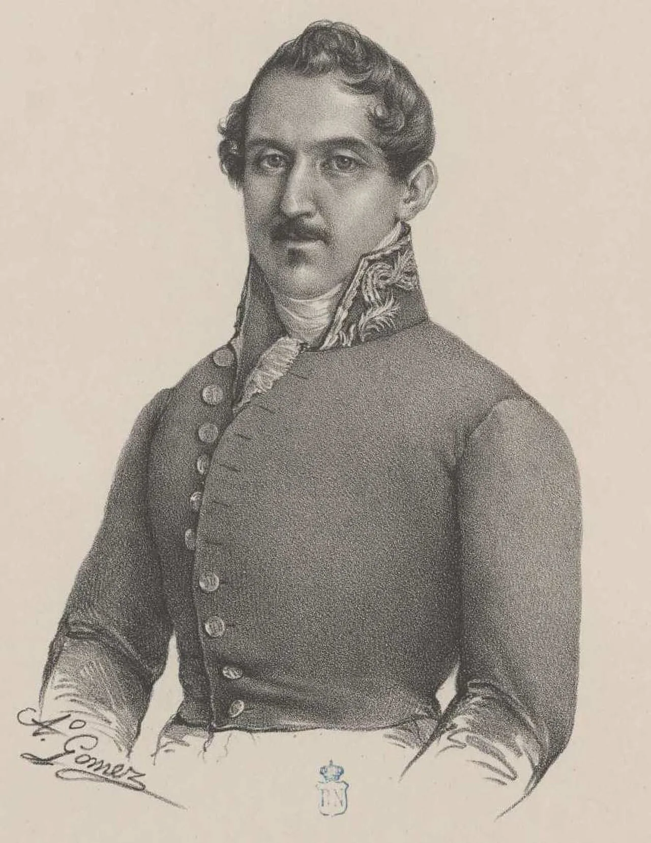 Porträt von Francesc Frontera i Laserra (1807–1891) – Gedenkseite