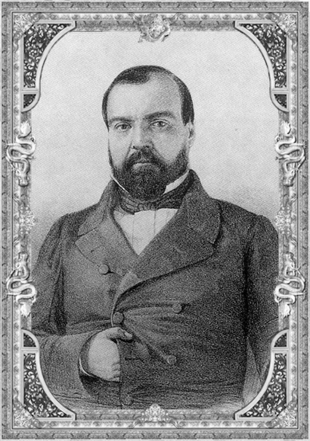 Porträt von Ignacio Comonfort (1812–1863) – Gedenkseite
