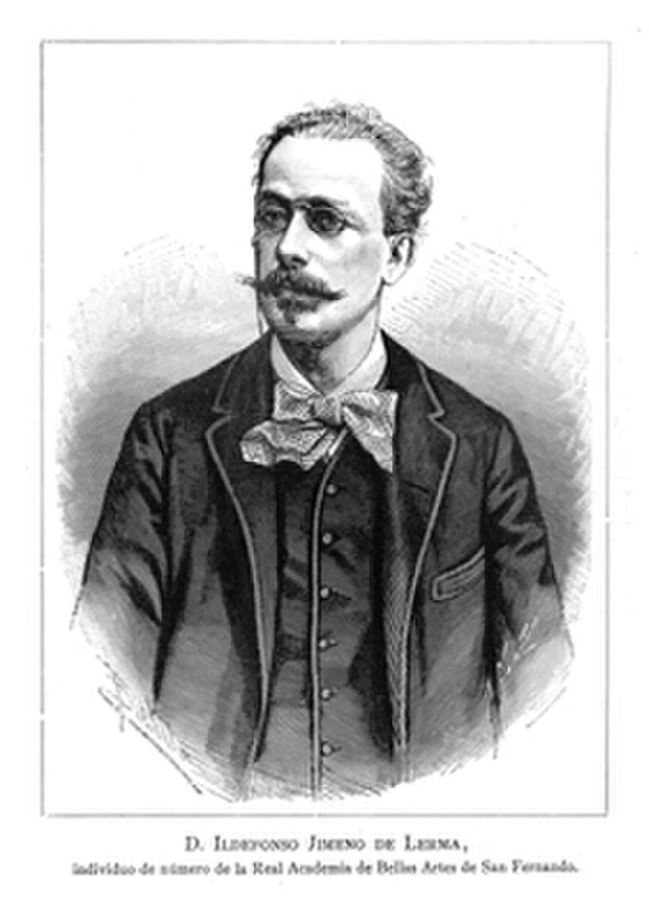 Porträt von José Ildefonso Jimeno de Lerma (1842–1903) – Gedenkseite
