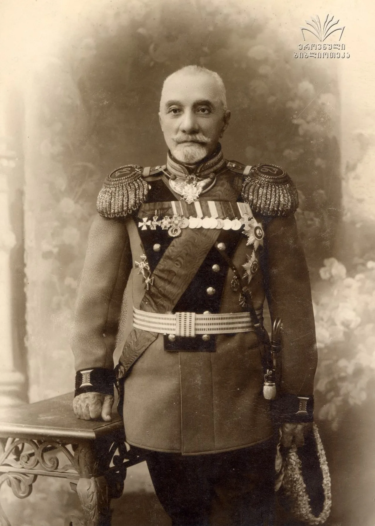 Porträt von Giorgi Khimshiashvili (1836–1917) – Gedenkseite