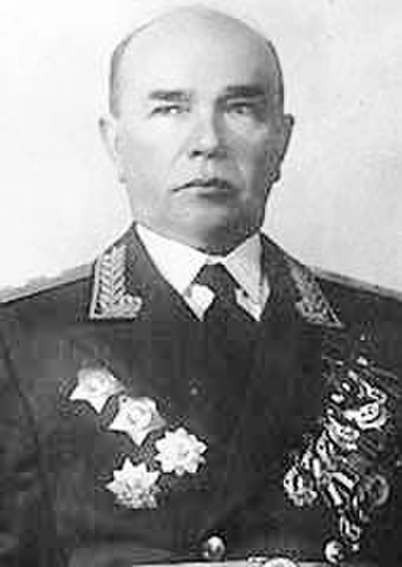 Porträt von Iwan Timofejewitsch Schljomin (1898–1969) – Gedenkseite