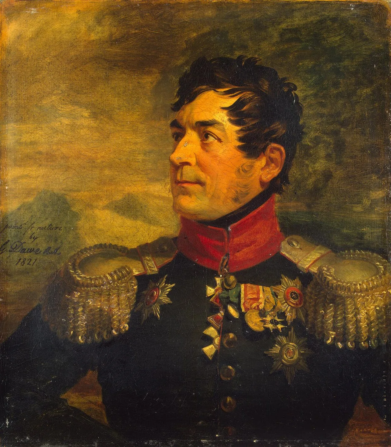 Porträt von Georgij Arsenijevič Emmanuel (1775–1837) – Gedenkseite